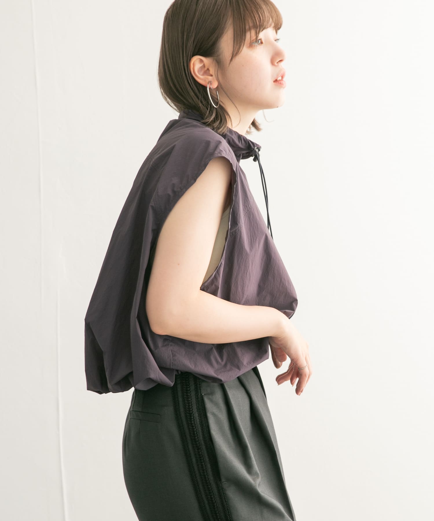 身長：160cm サイズ：one