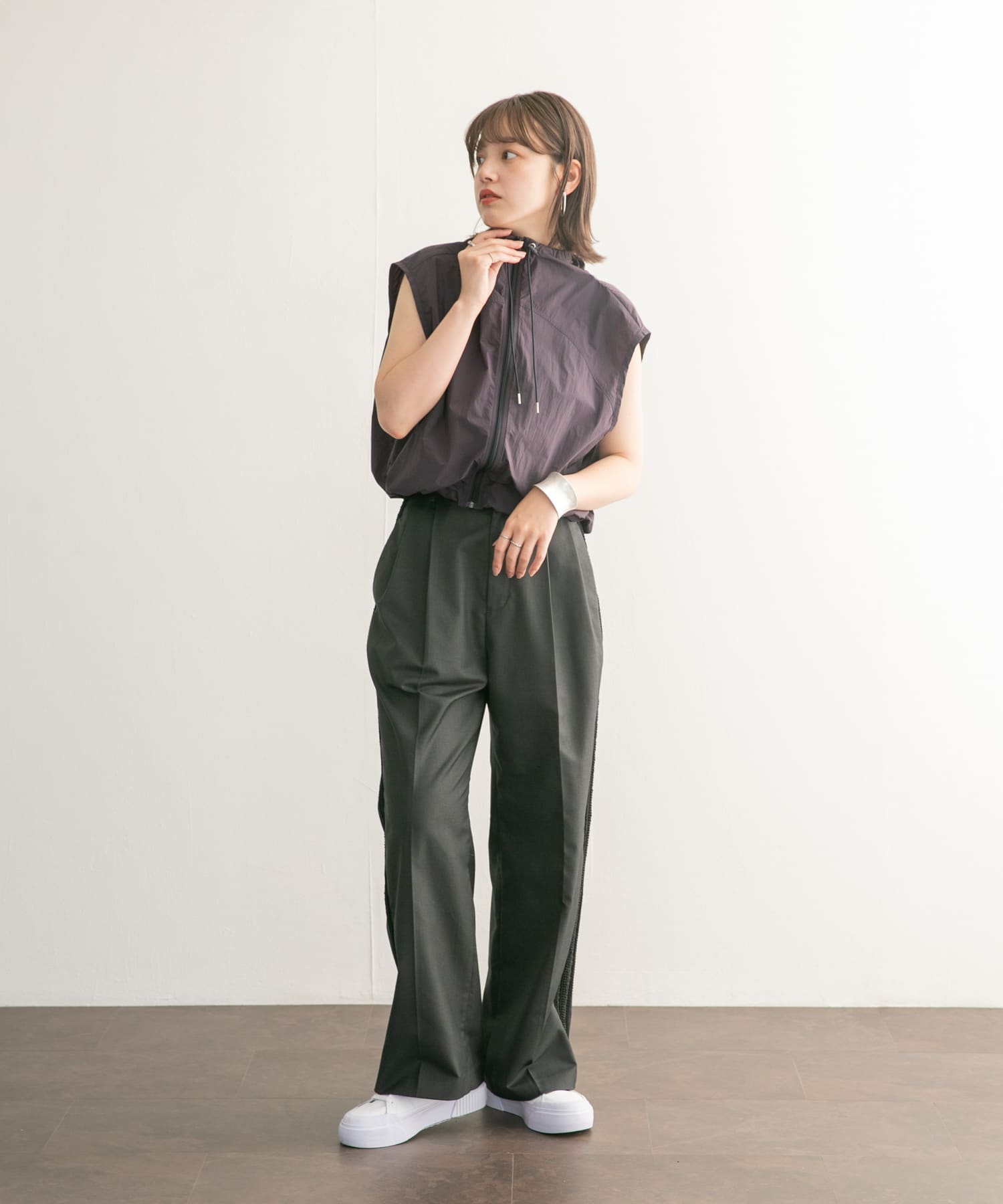 身長：160cm サイズ：one