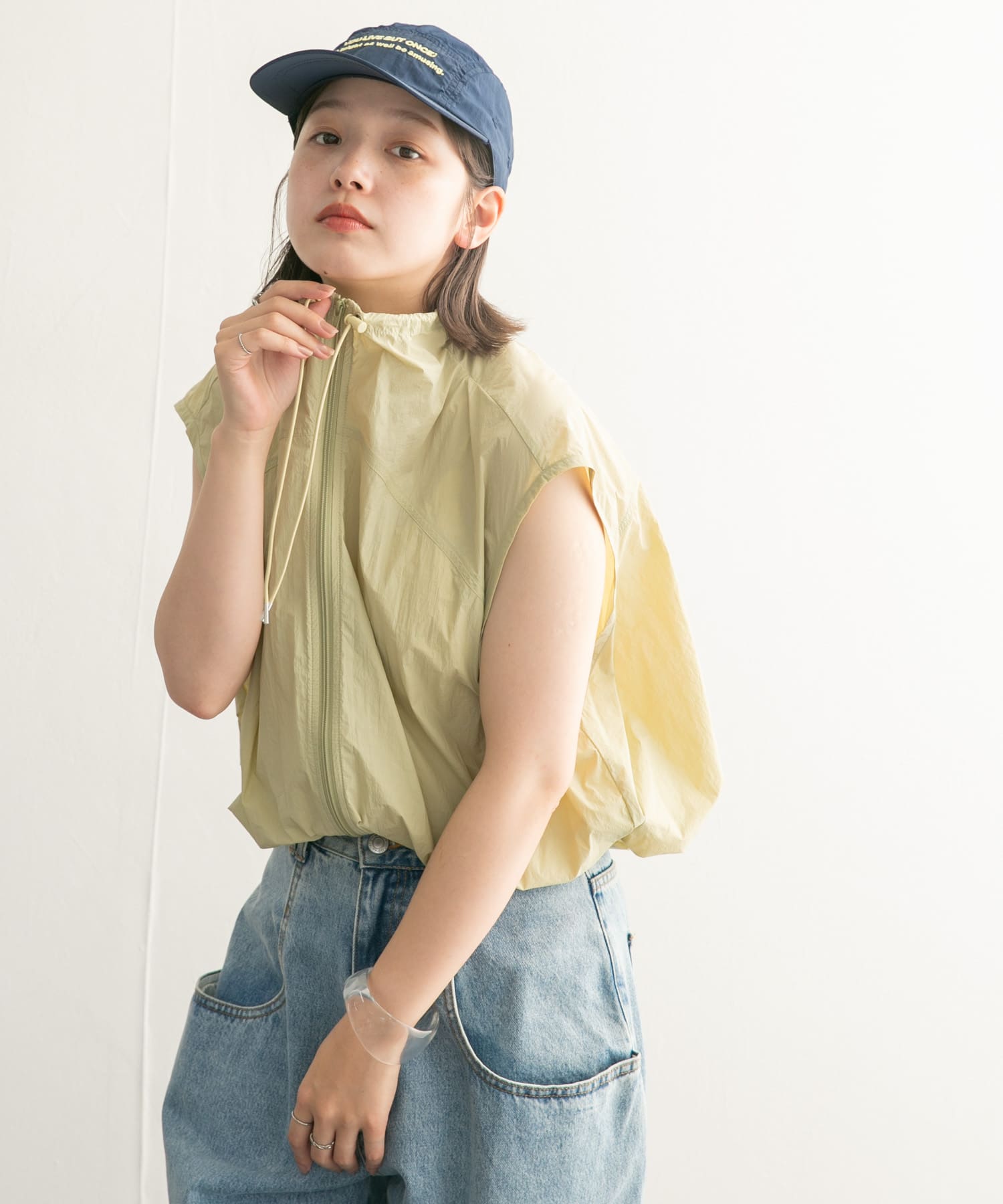 身長：160cm サイズ：one