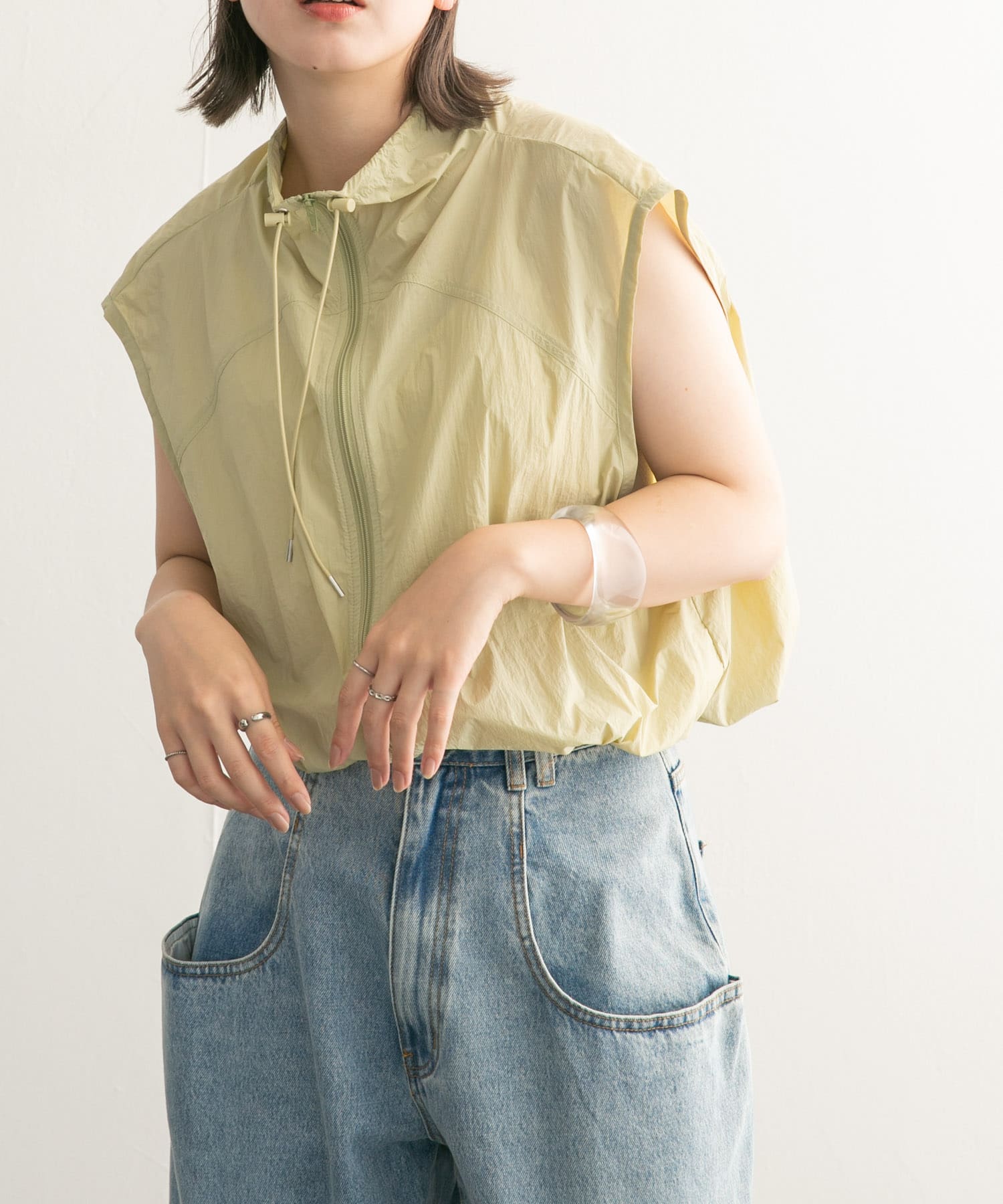 身長：160cm サイズ：one