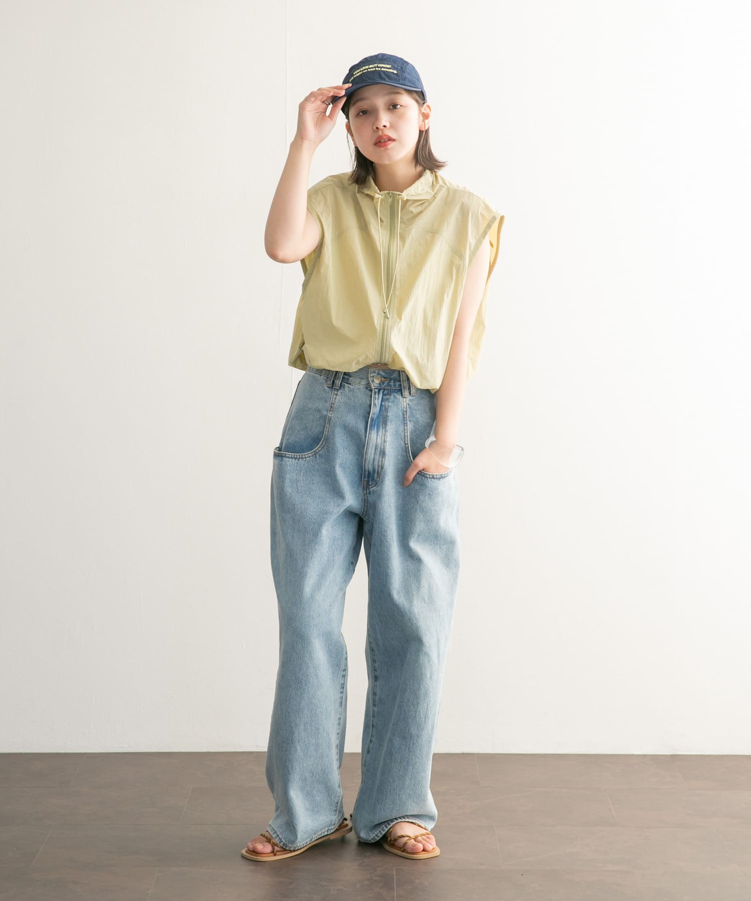 身長：160cm サイズ：one