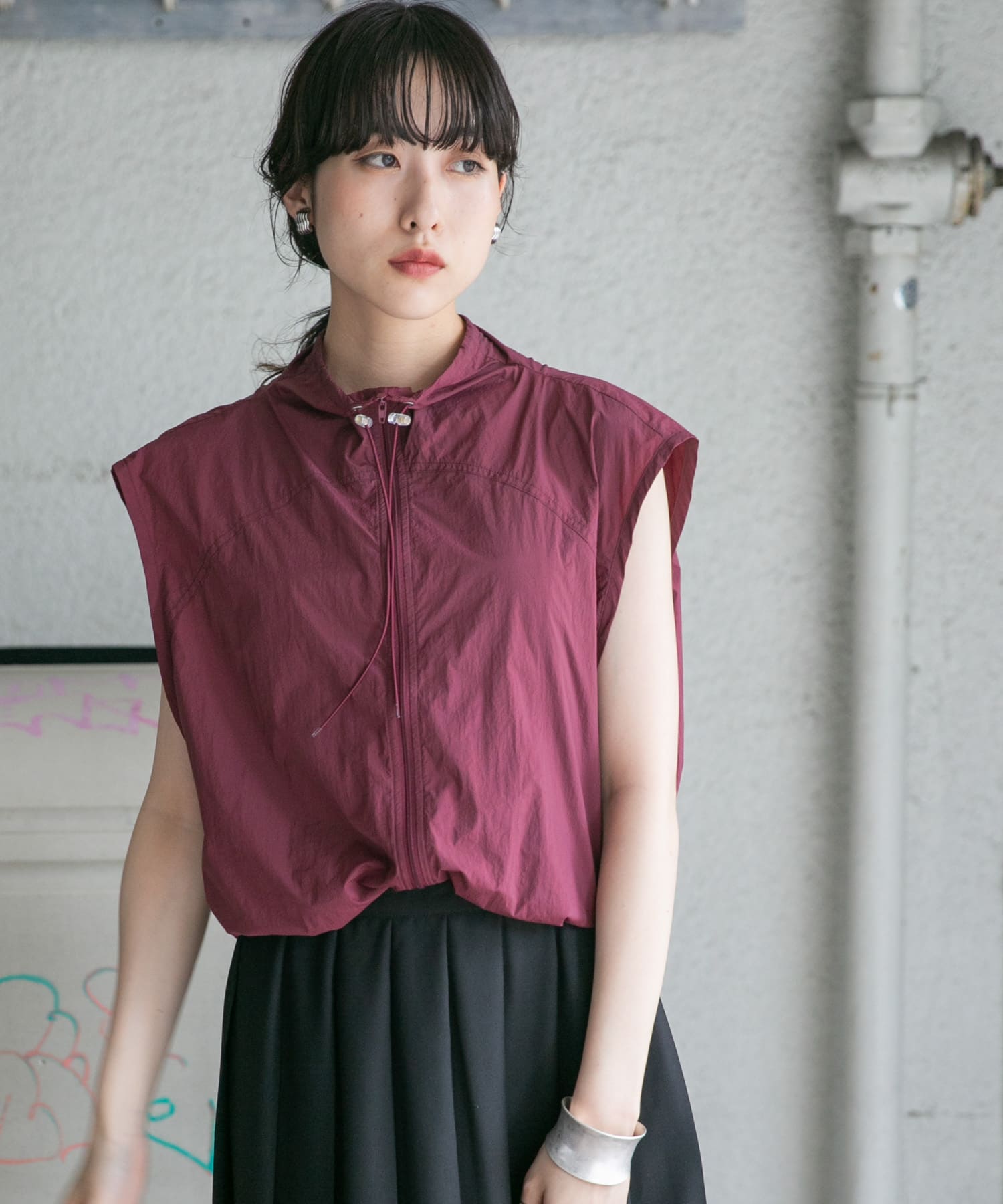 身長：160cm サイズ：one