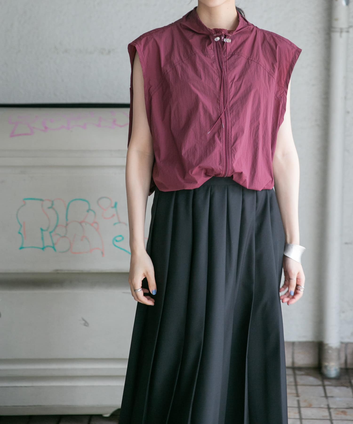 身長：160cm サイズ：one