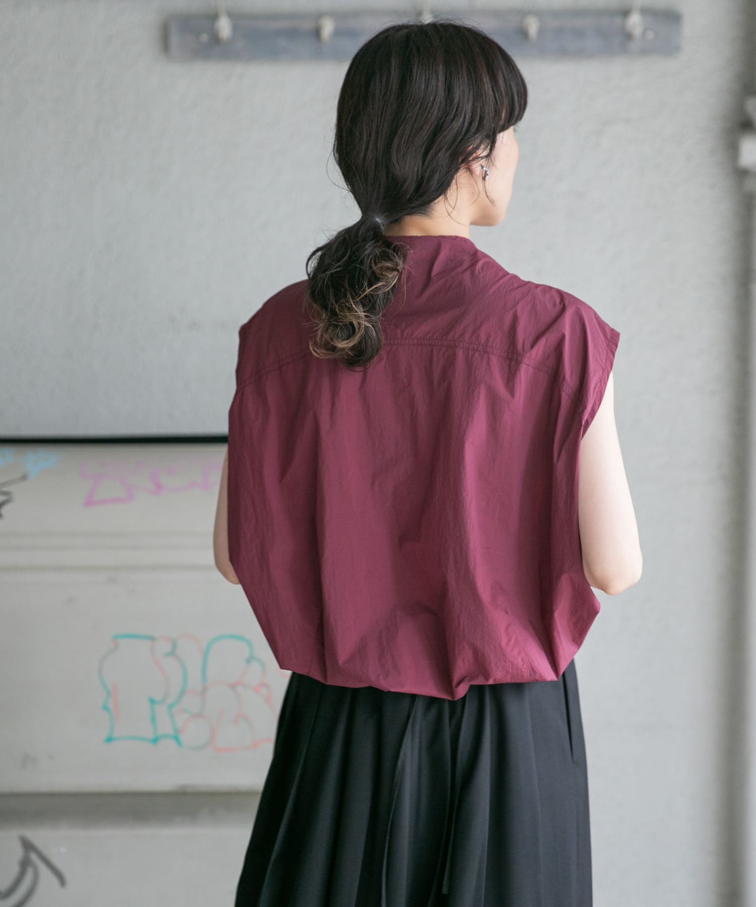 身長：160cm サイズ：one