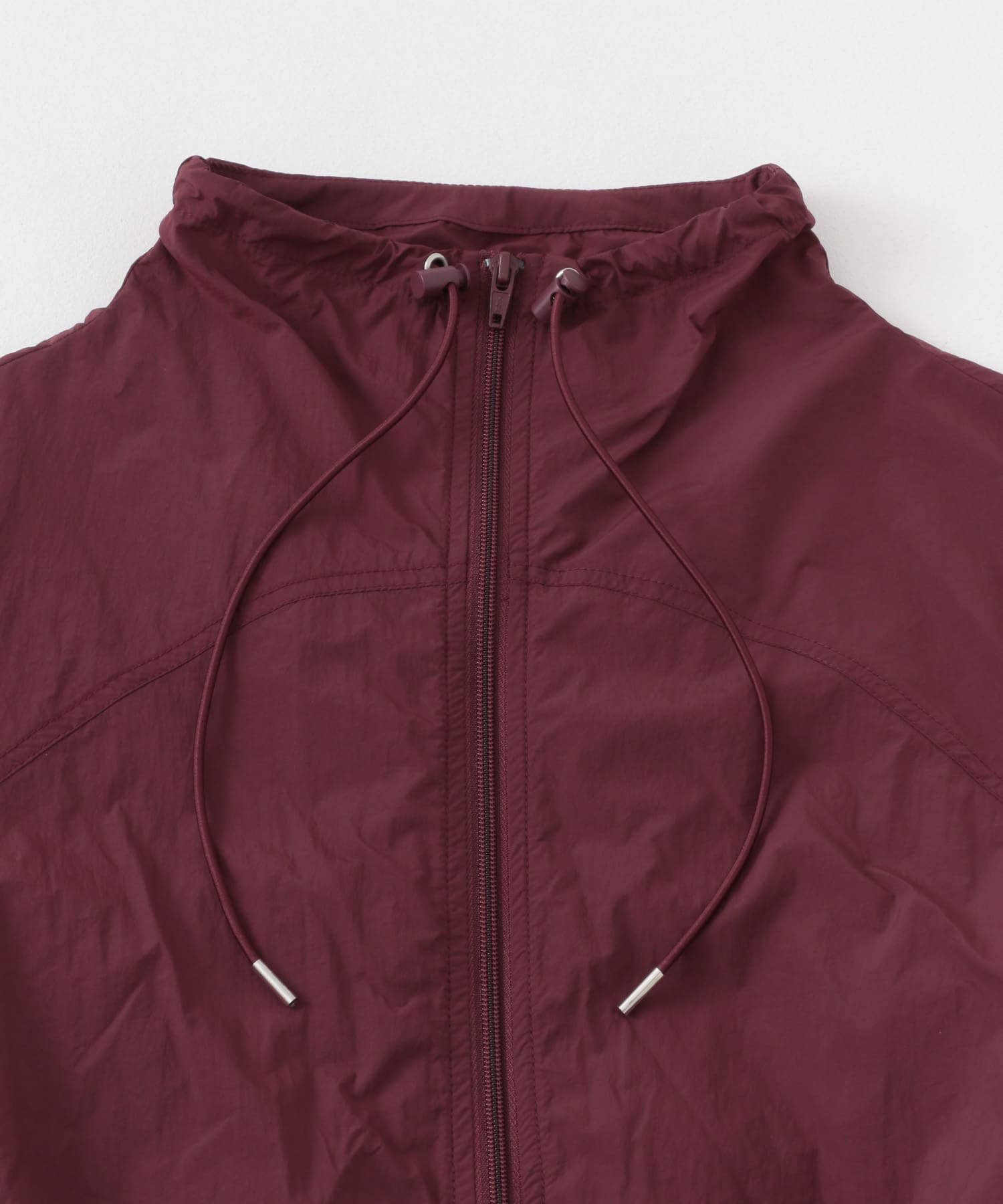 コンパクトZIPベスト BORDEAUX one