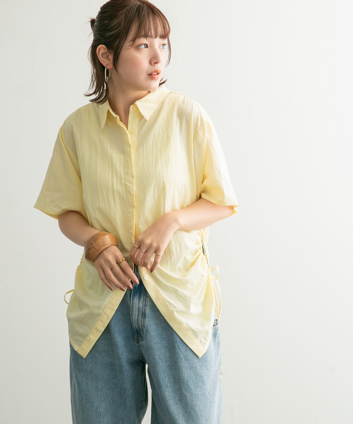 身長：160cm サイズ：one
