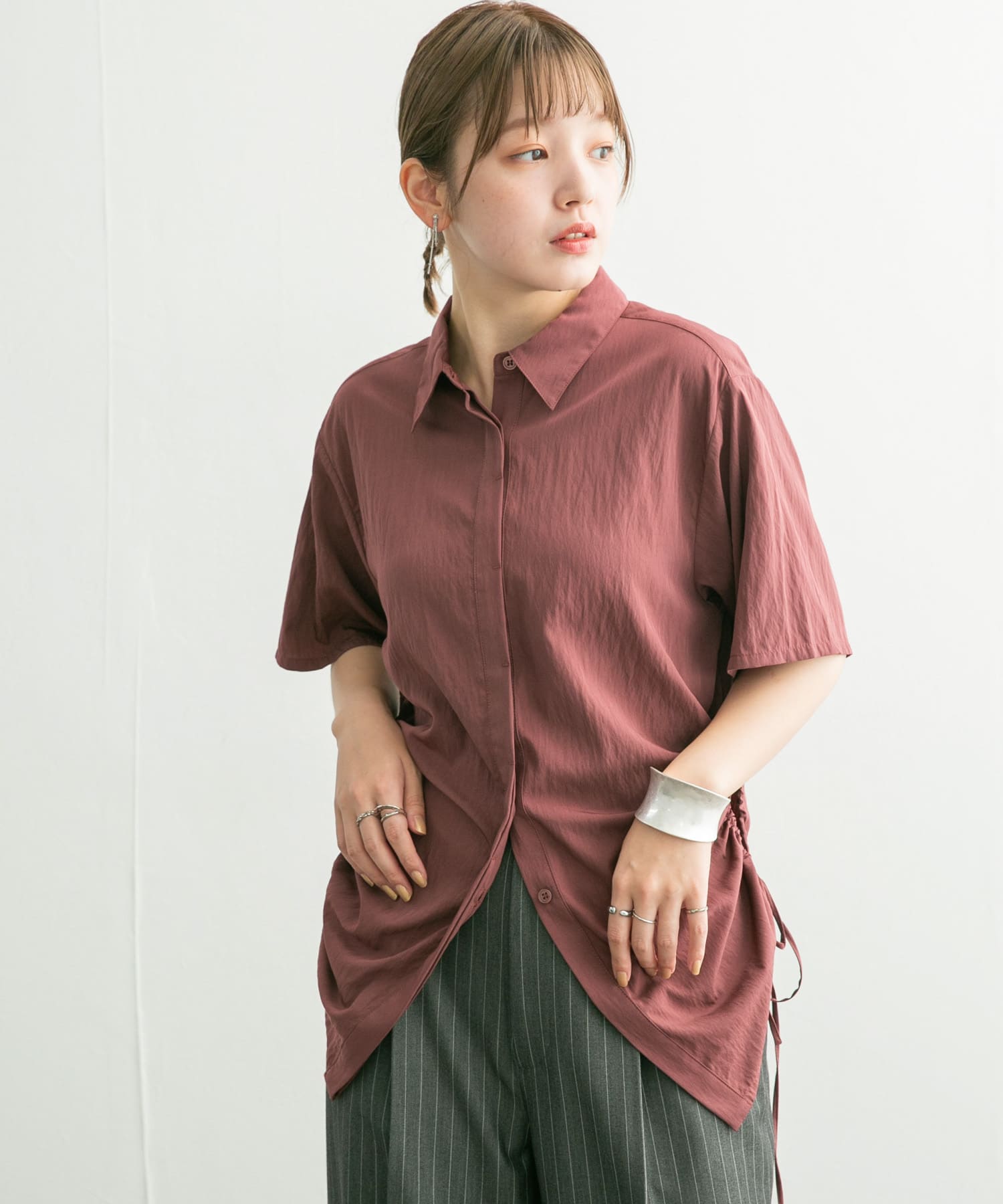 身長：160cm サイズ：one