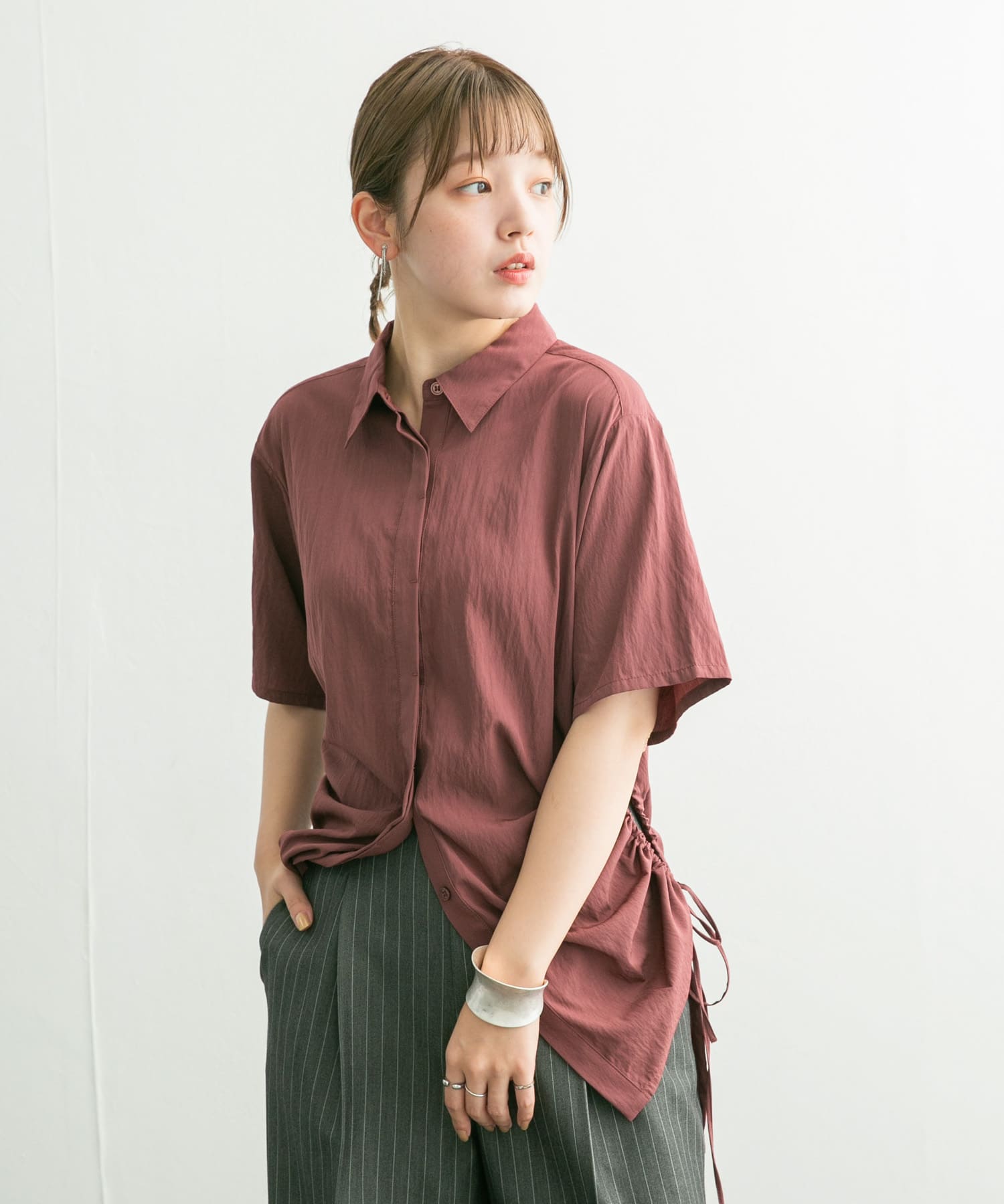 身長：160cm サイズ：one