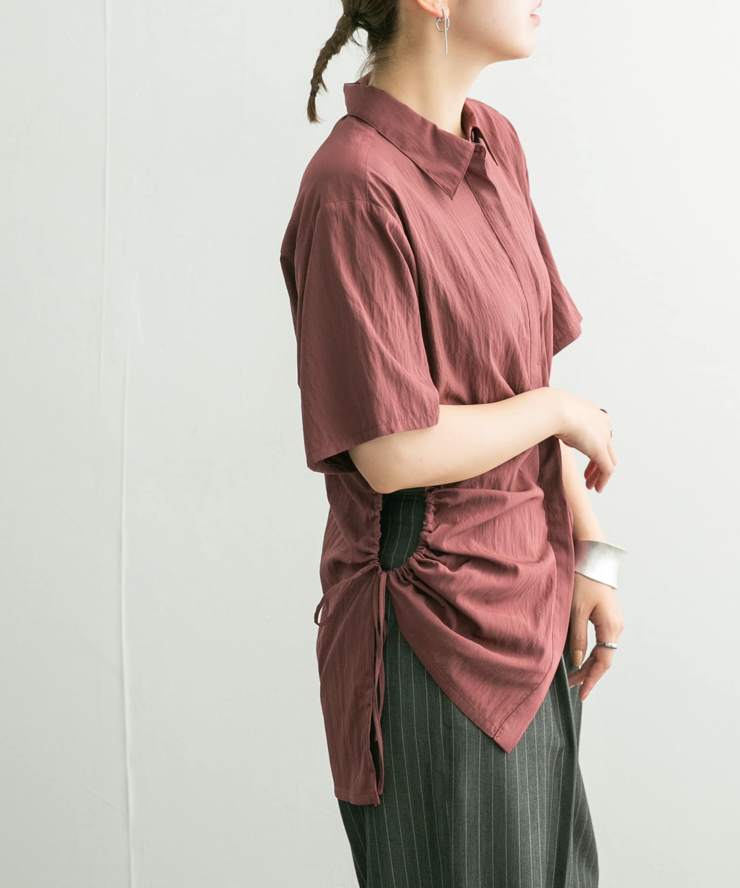 身長：160cm サイズ：one