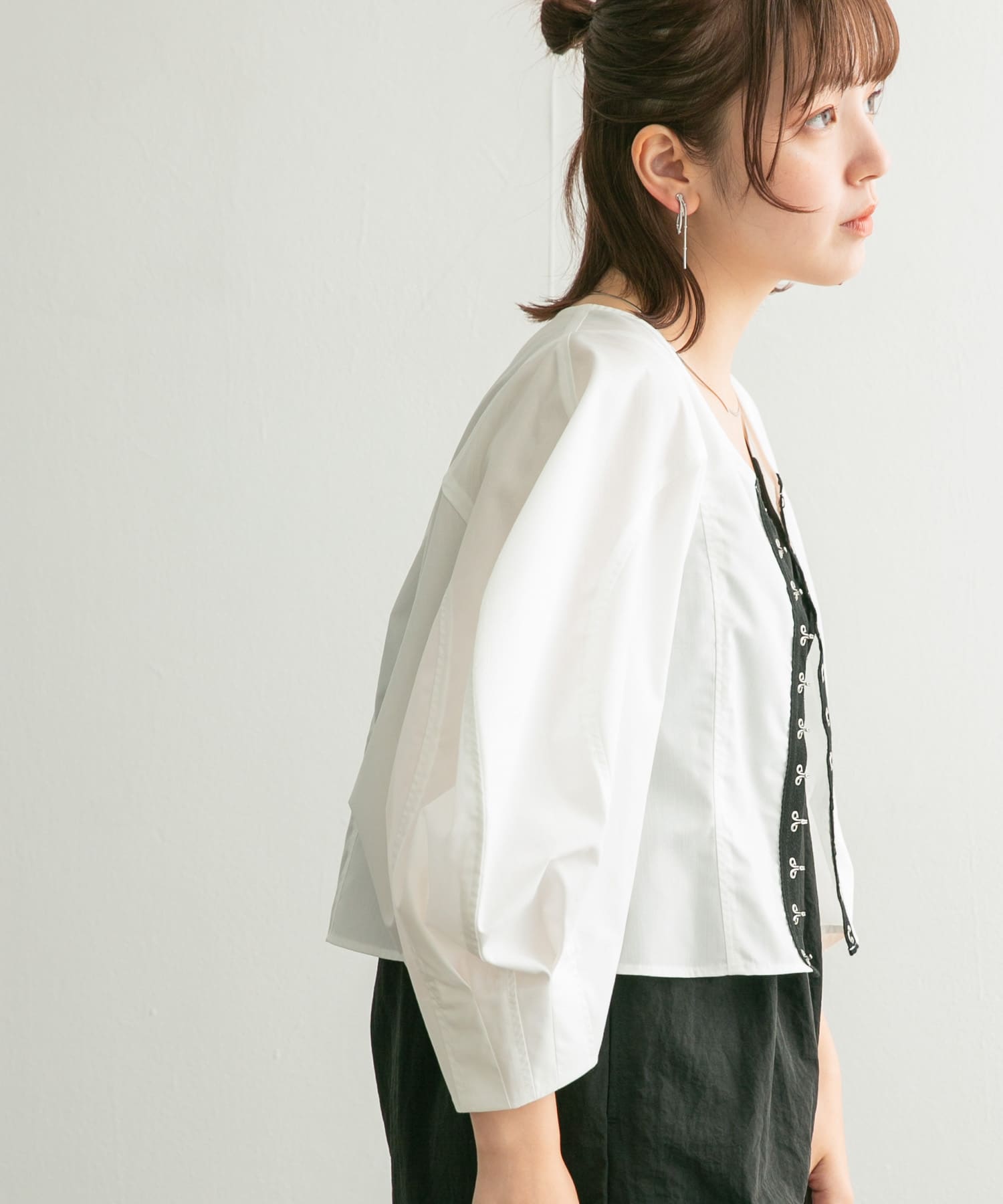 身長：160cm サイズ：one