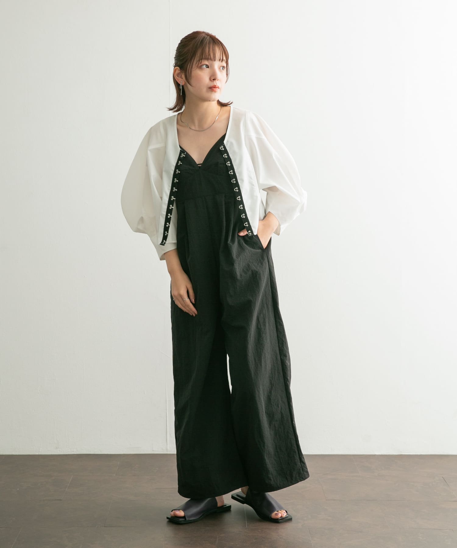 身長：160cm サイズ：one
