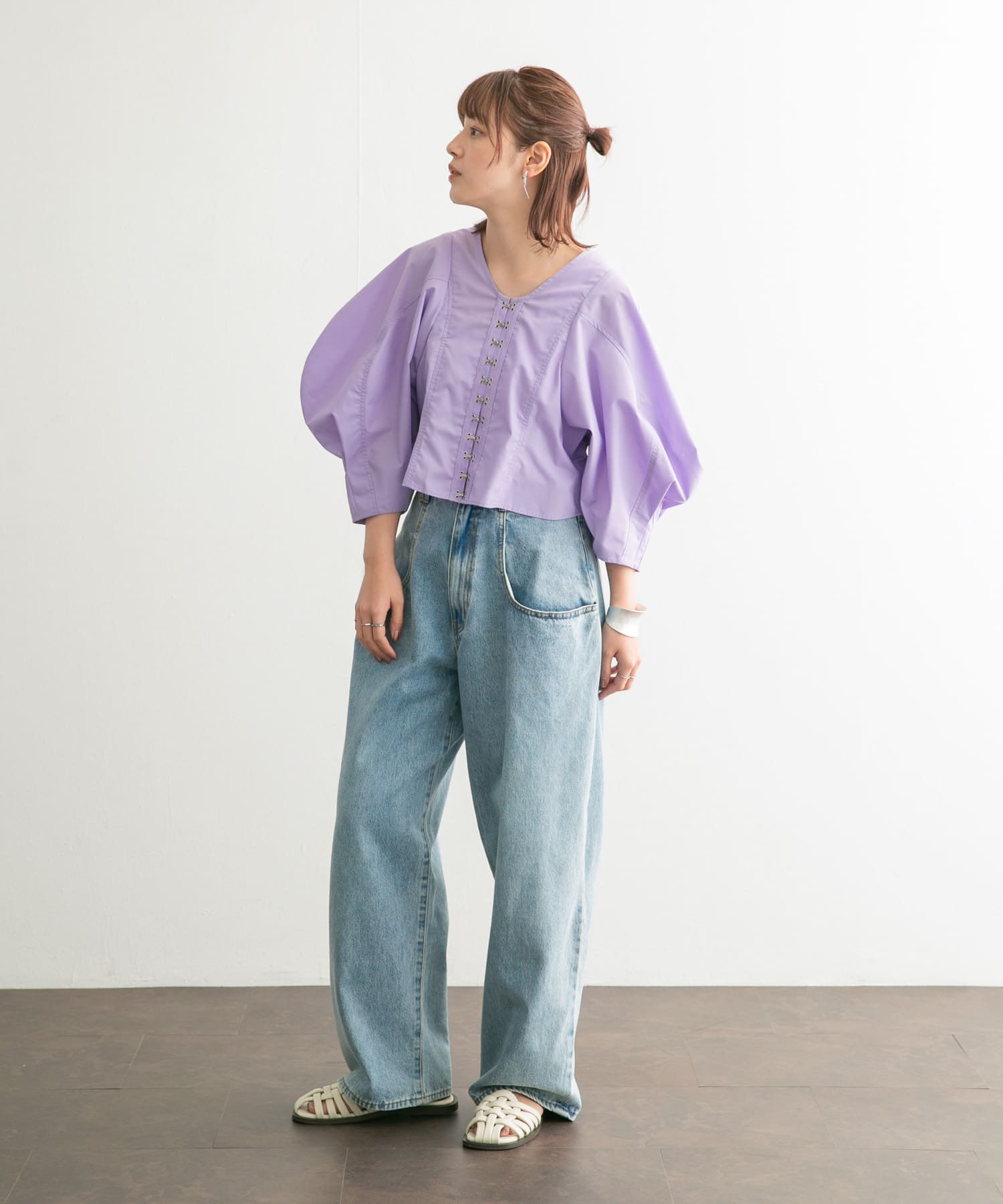 身長：160cm サイズ：one