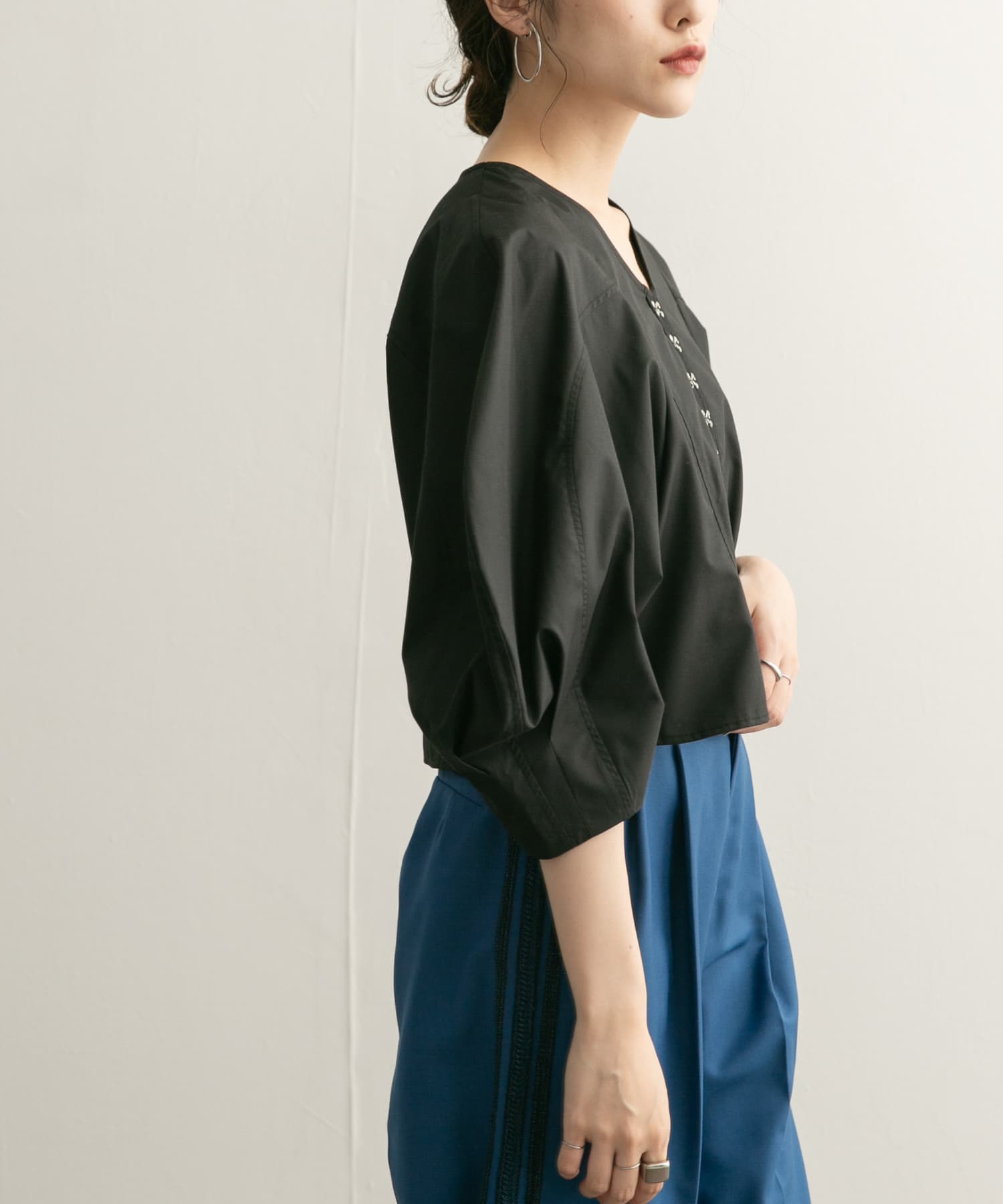 身長：160cm サイズ：one