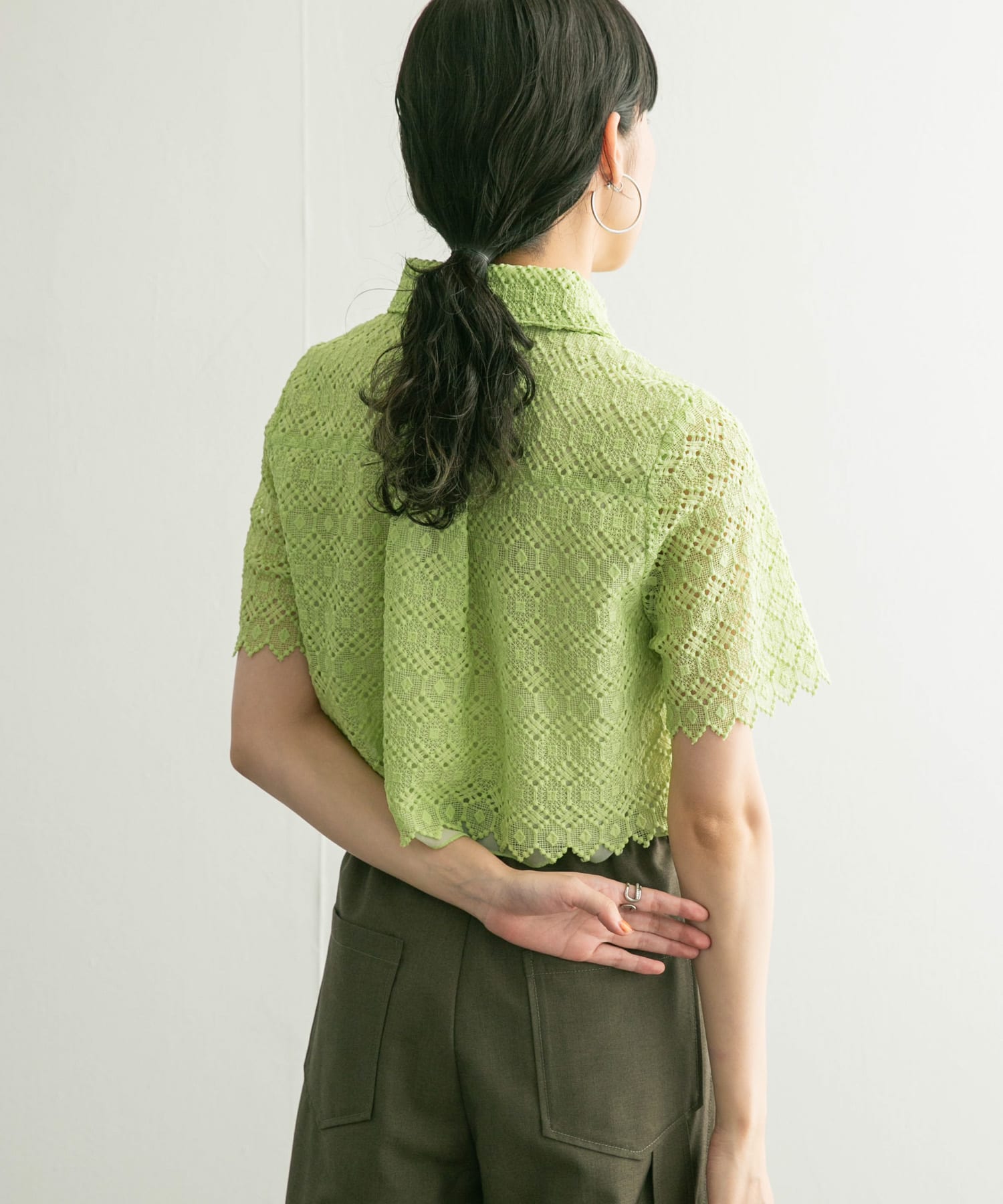身長：160cm サイズ：one