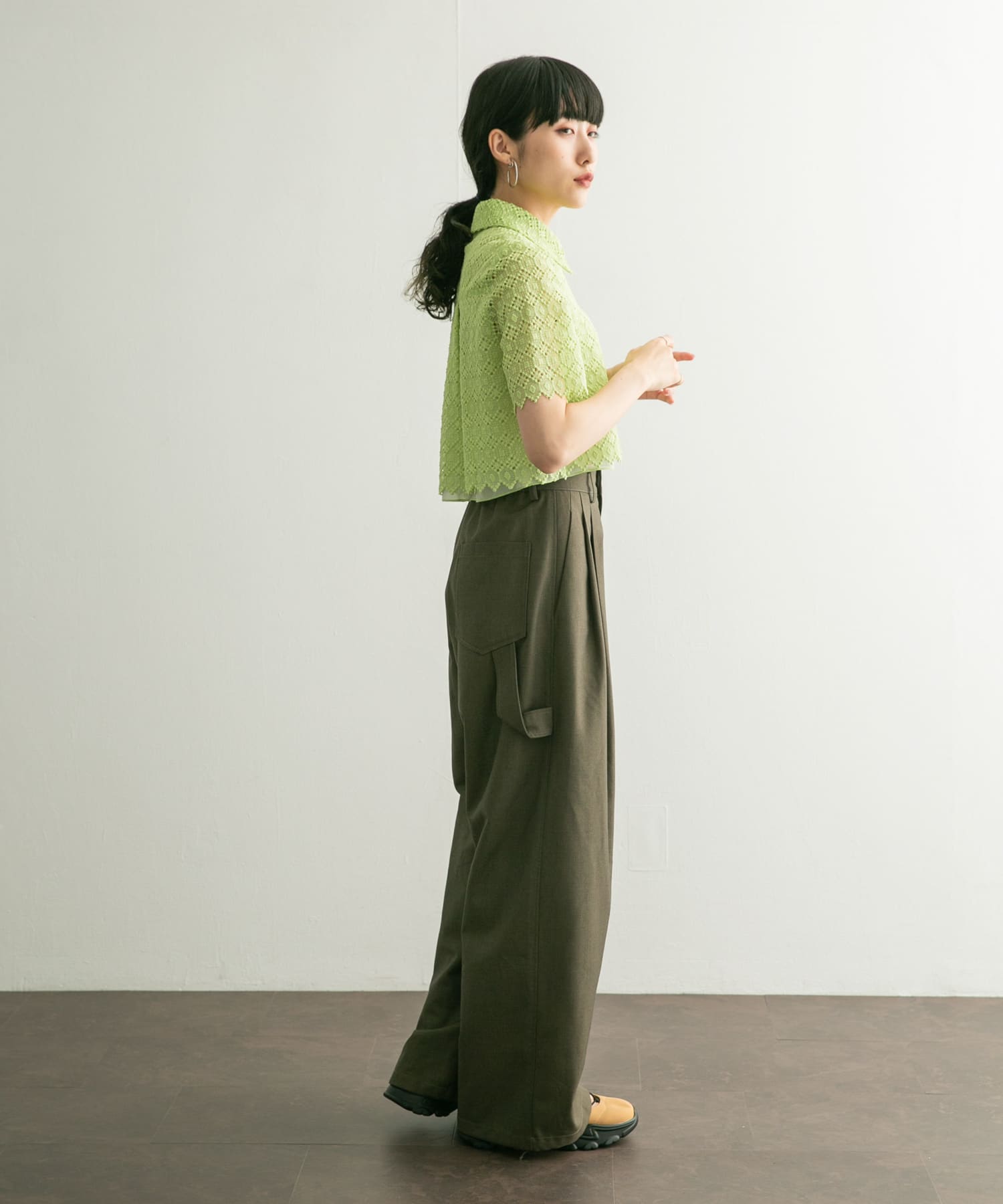 身長：160cm サイズ：one