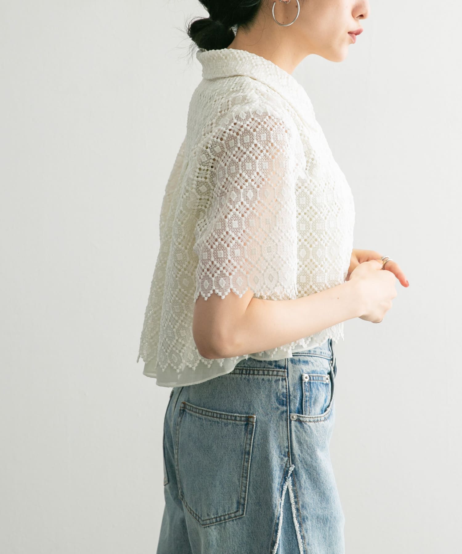 身長：160cm サイズ：one