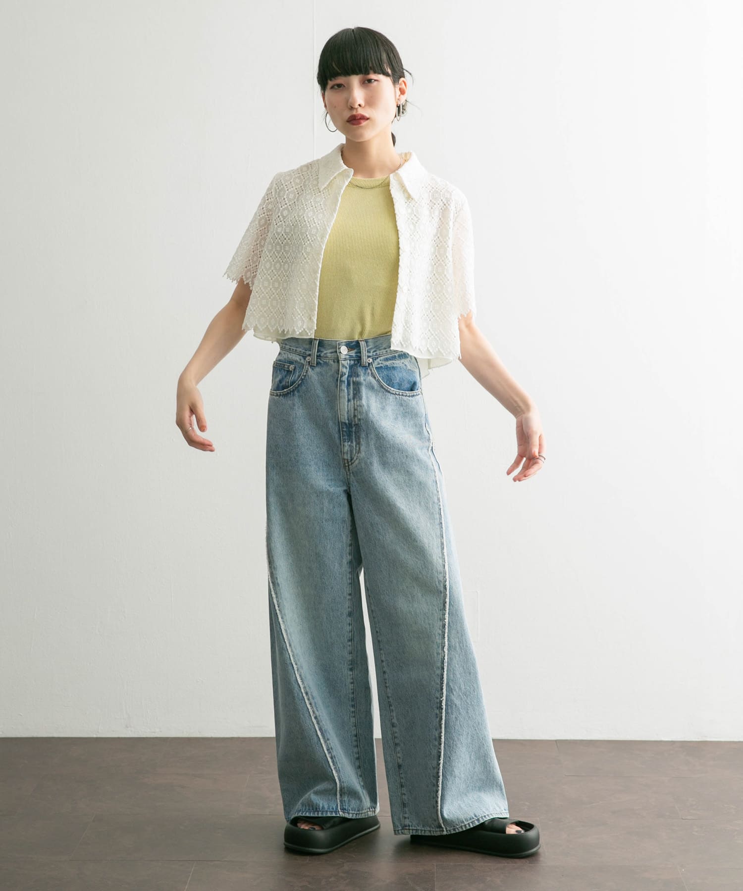 身長：160cm サイズ：one