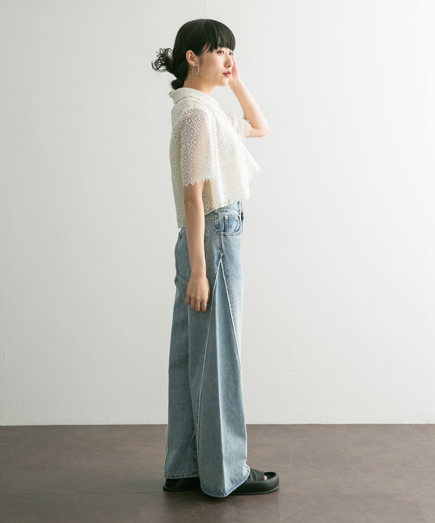 身長：160cm サイズ：one