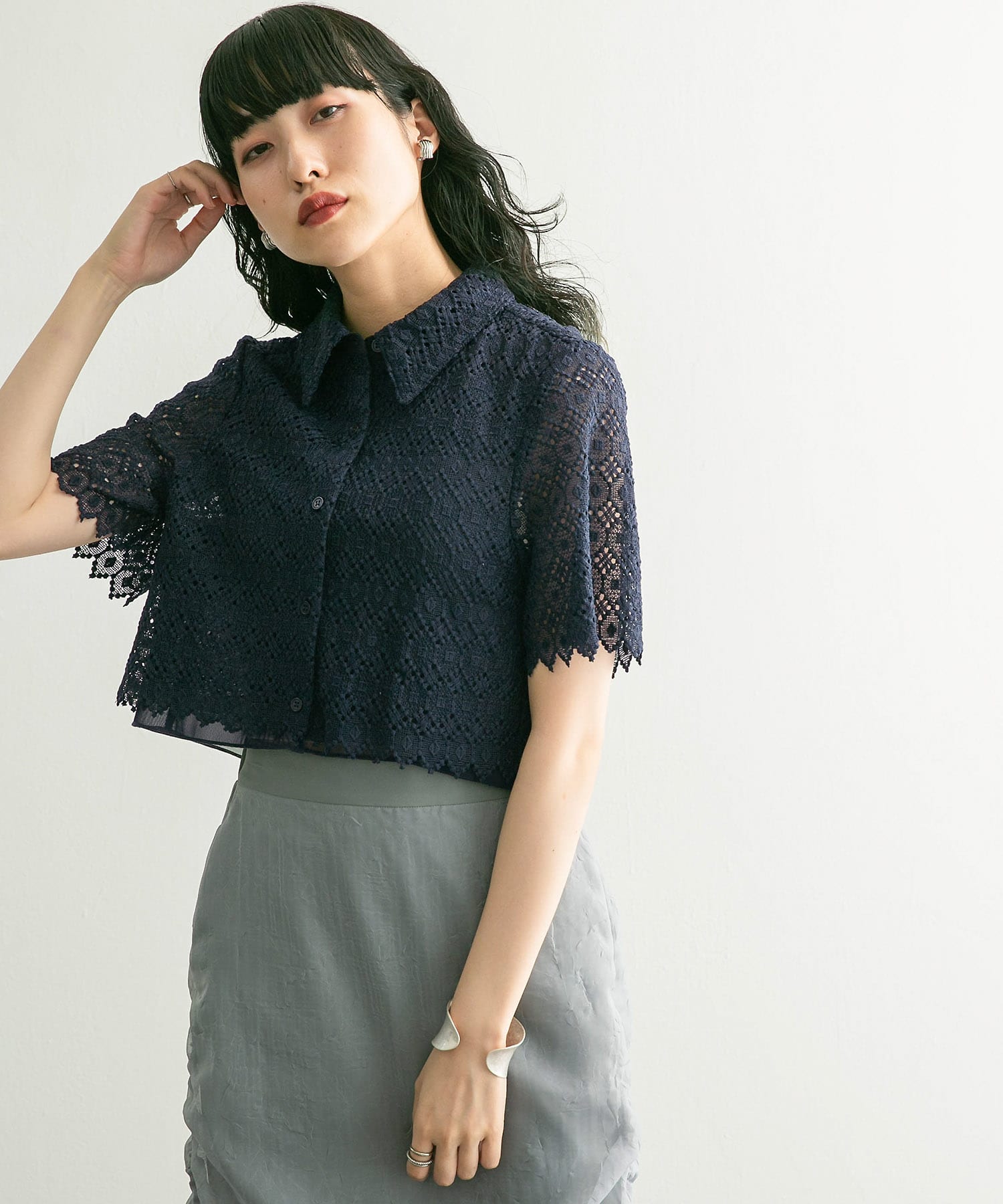 身長：160cm サイズ：one