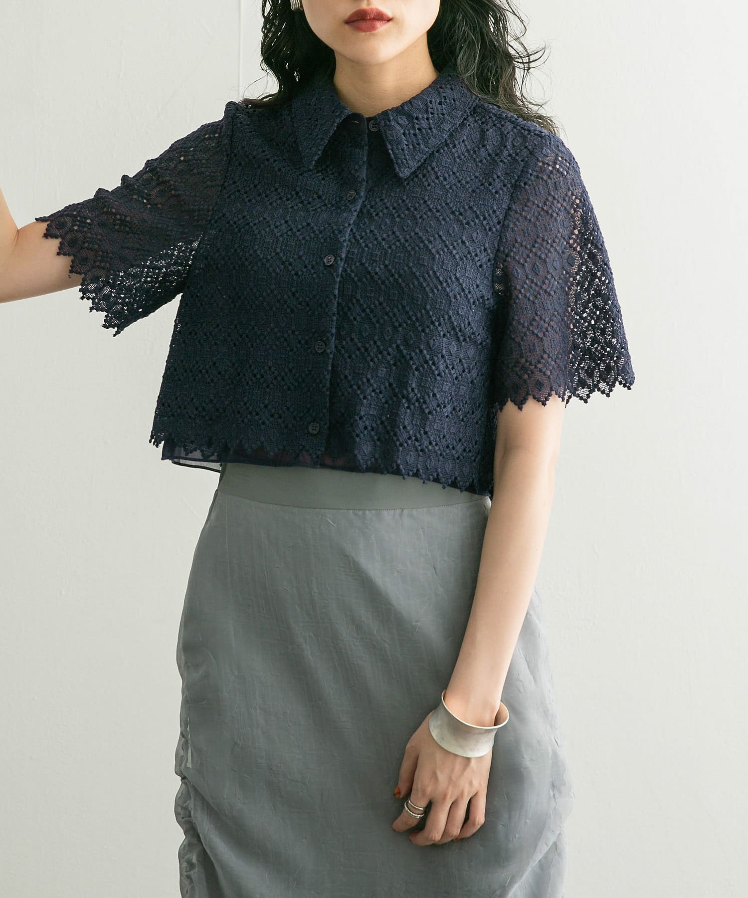 身長：160cm サイズ：one