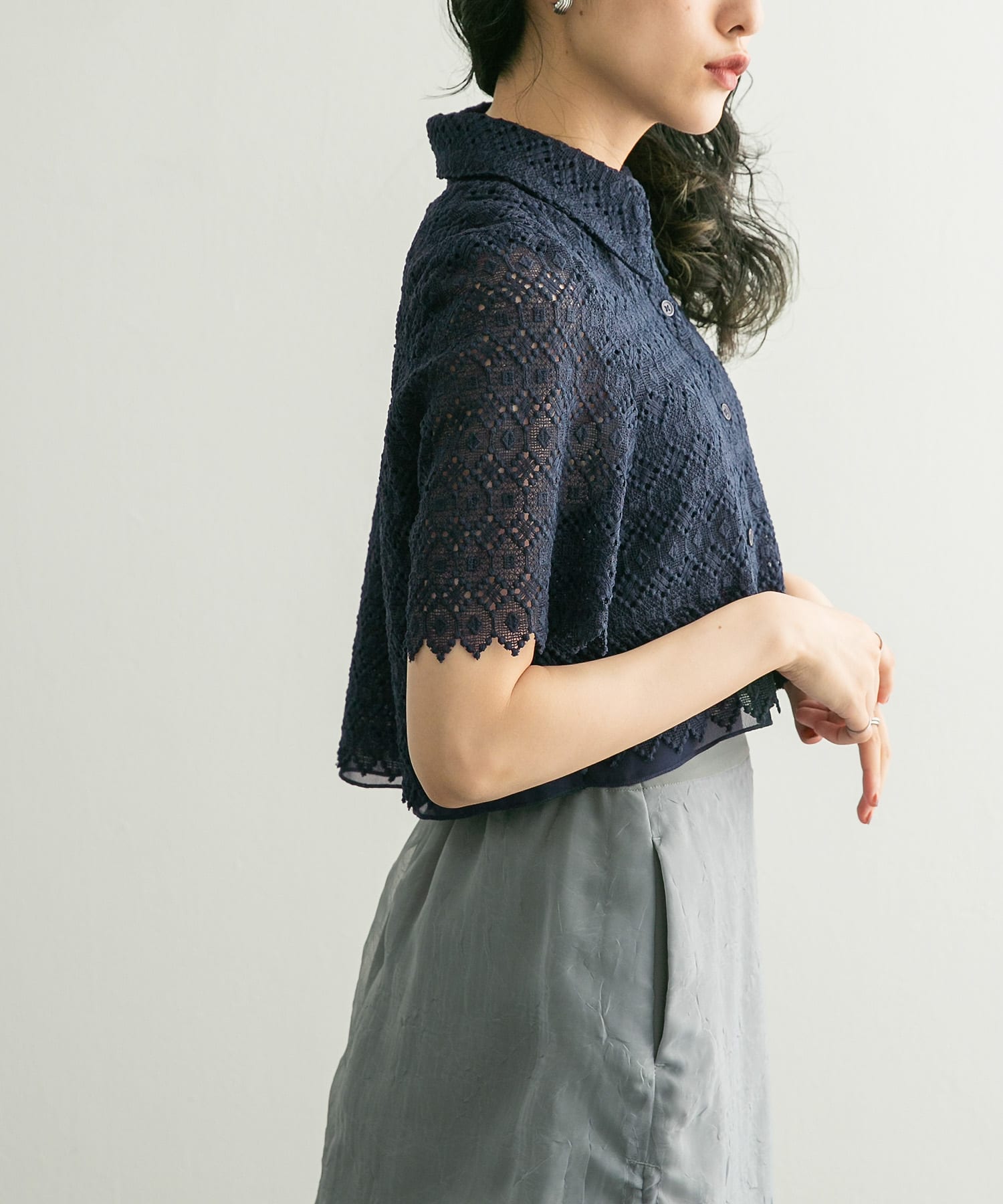 身長：160cm サイズ：one