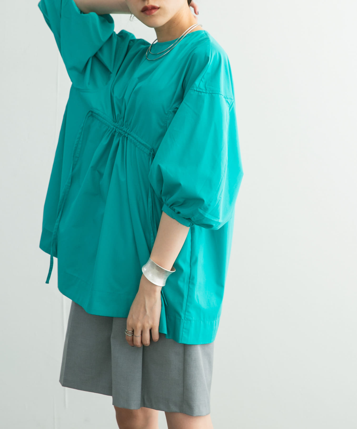 身長：160cm サイズ：one