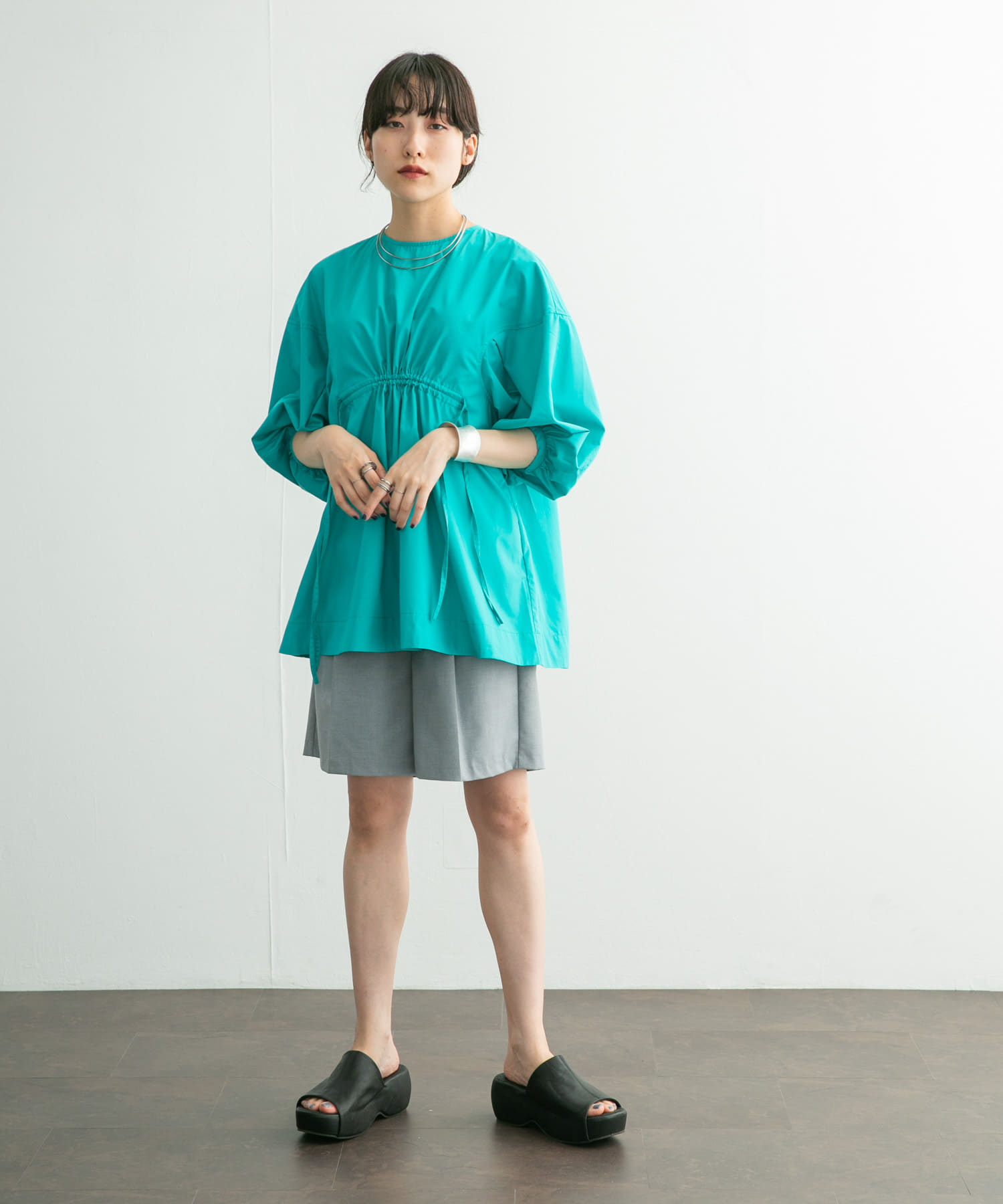 身長：160cm サイズ：one