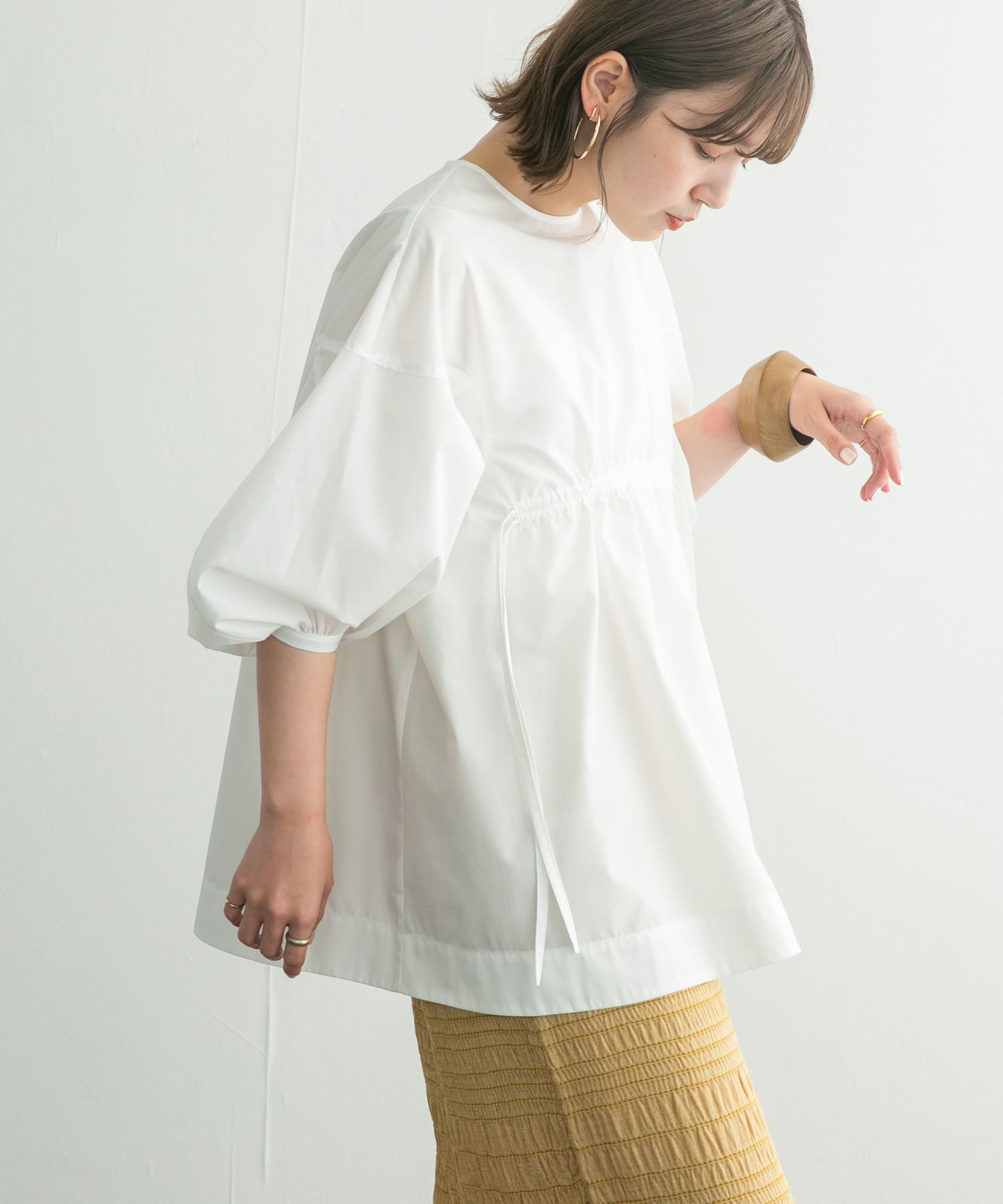 身長：160cm サイズ：one