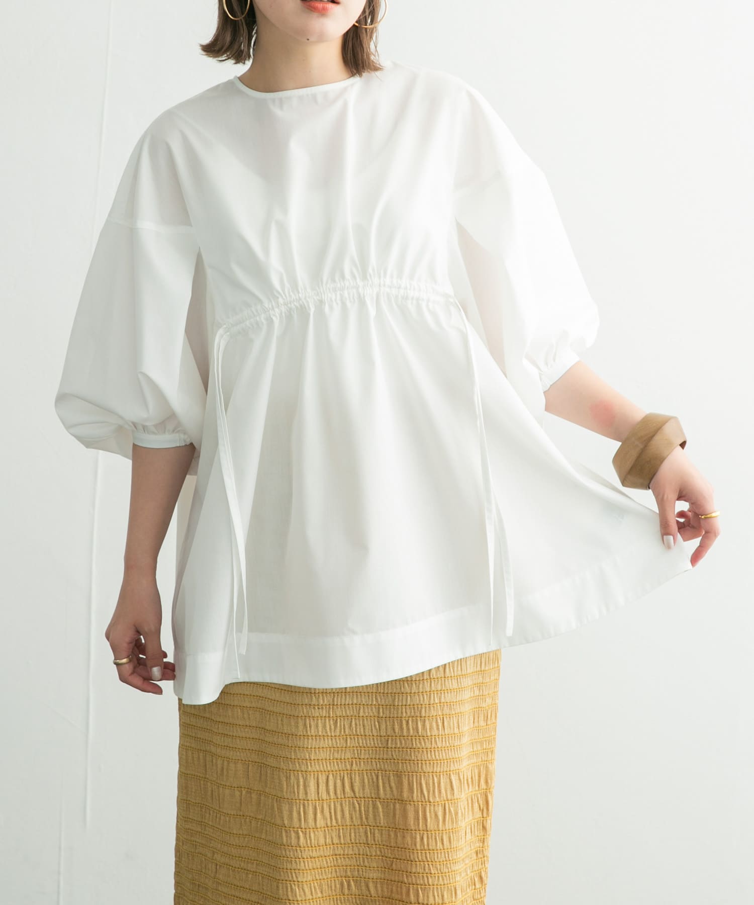 身長：160cm サイズ：one