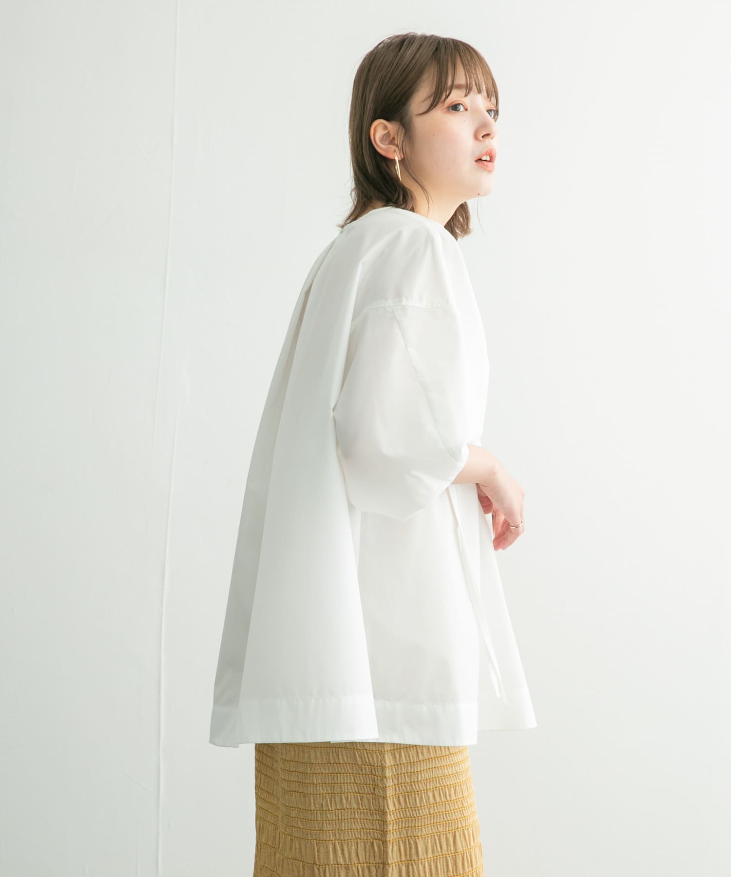 身長：160cm サイズ：one
