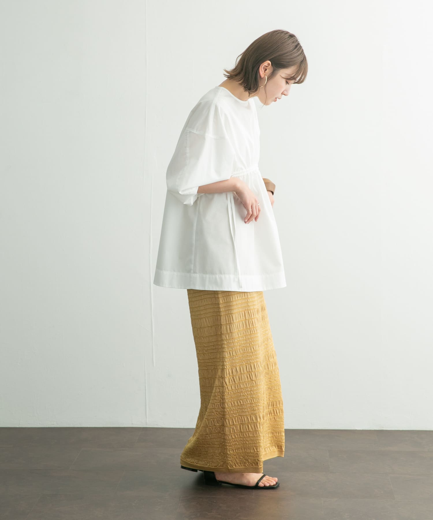 身長：160cm サイズ：one
