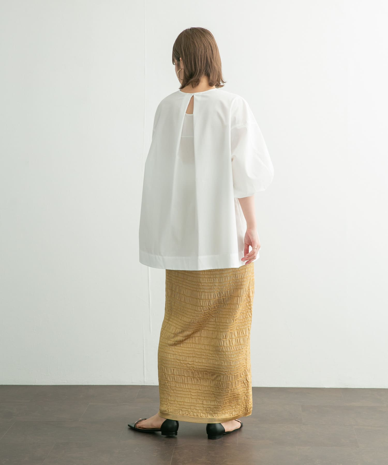 身長：160cm サイズ：one