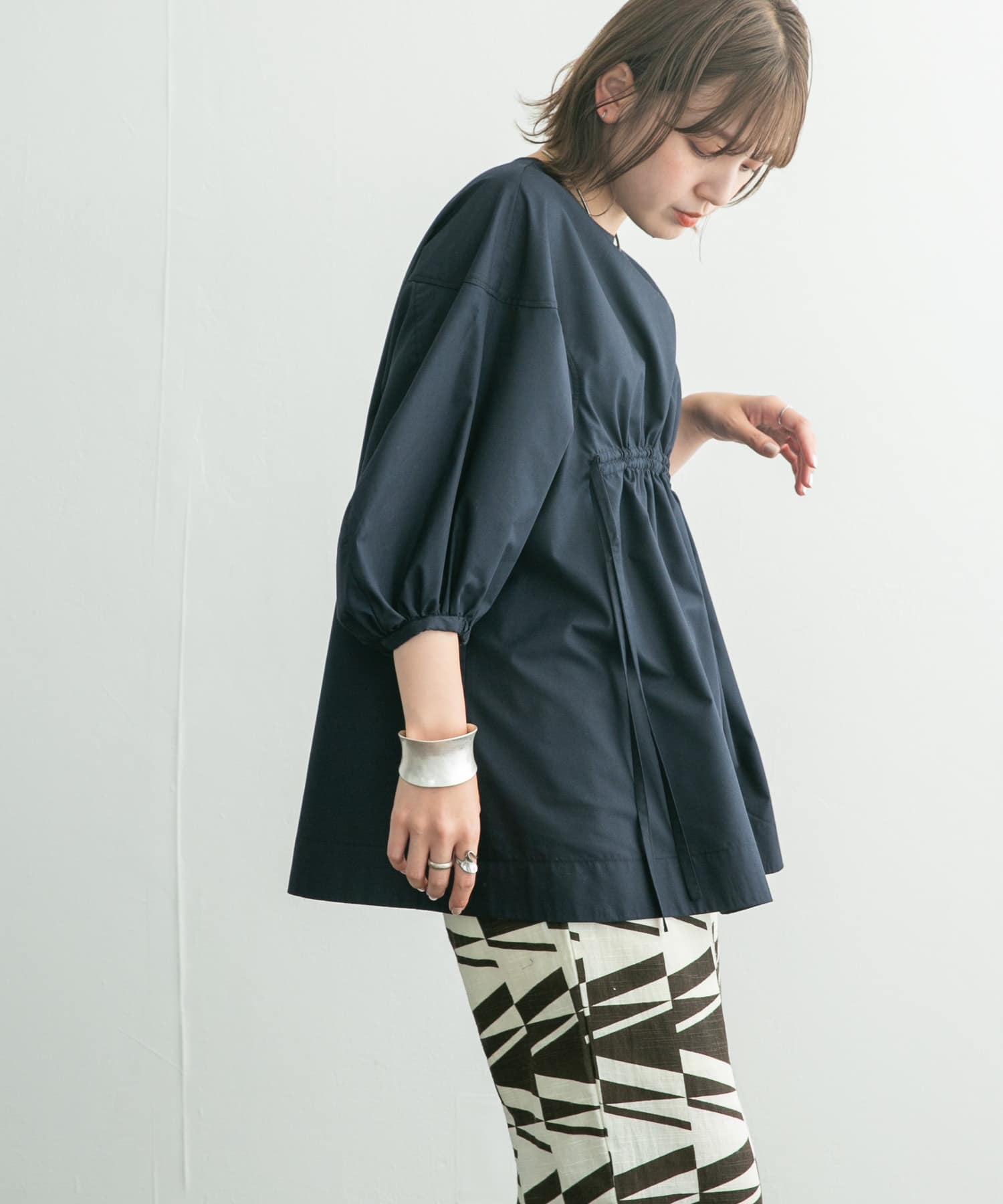 身長：160cm サイズ：one