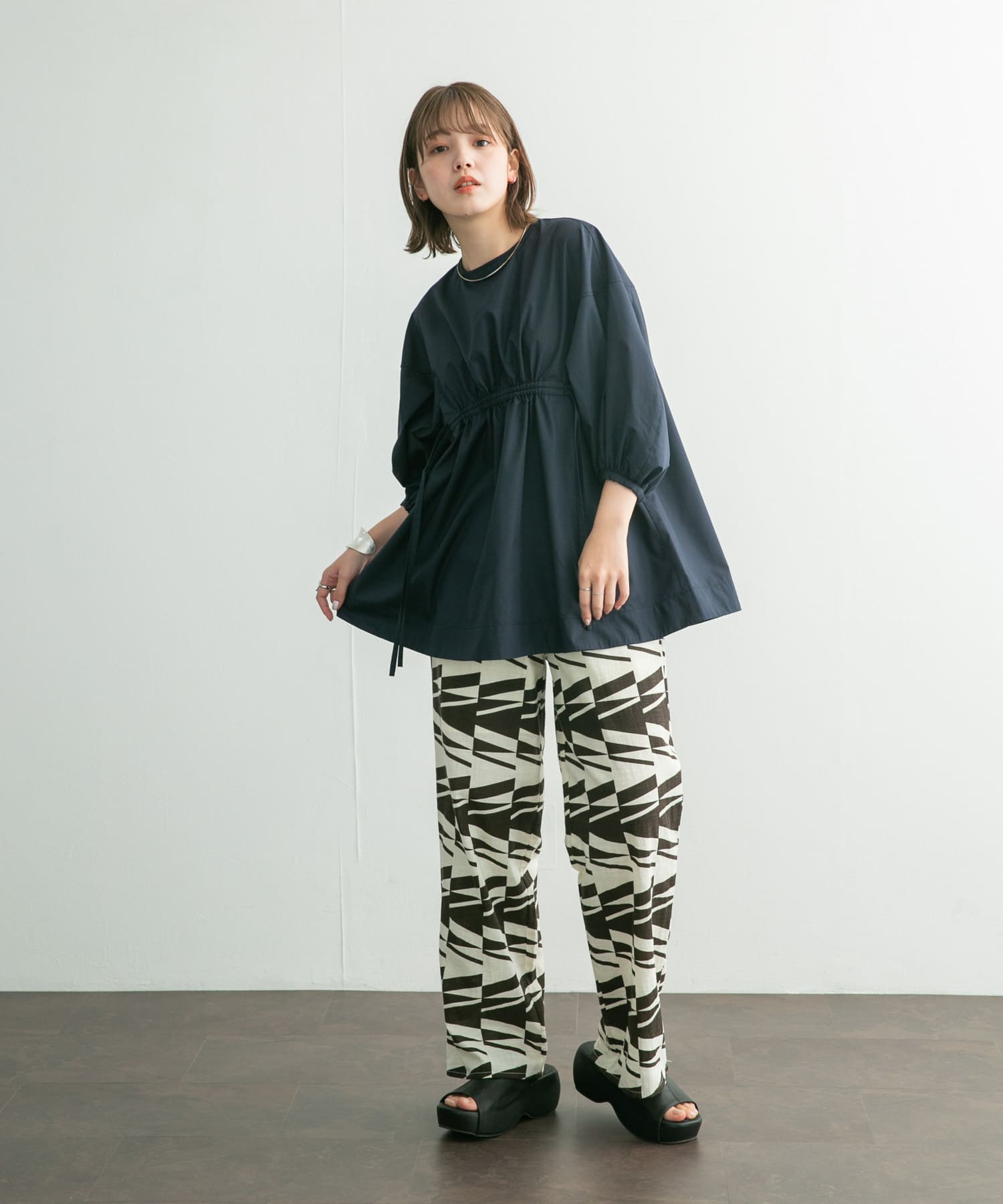 身長：160cm サイズ：one