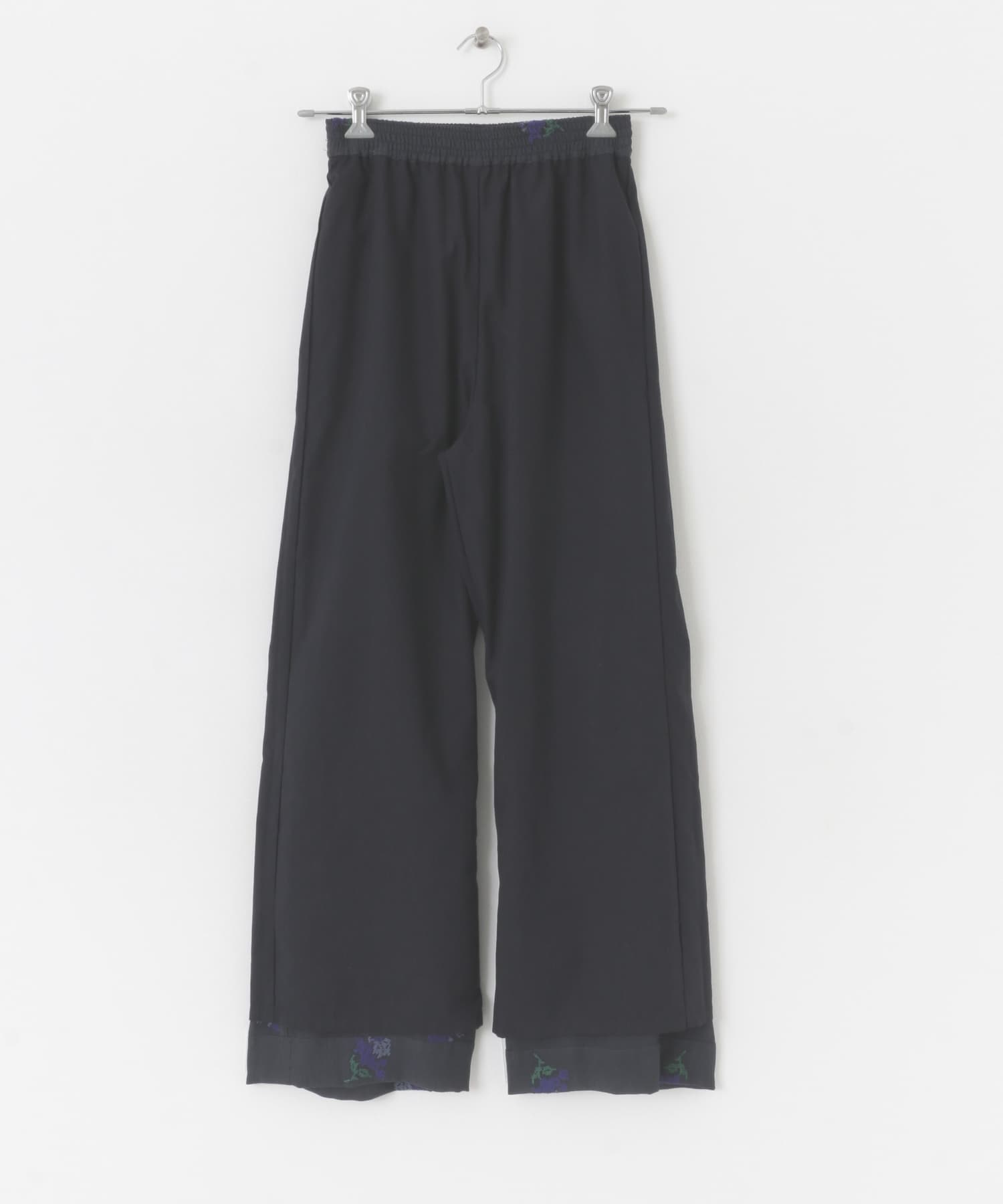 エンブロイダリーイージーパンツ NAVY one