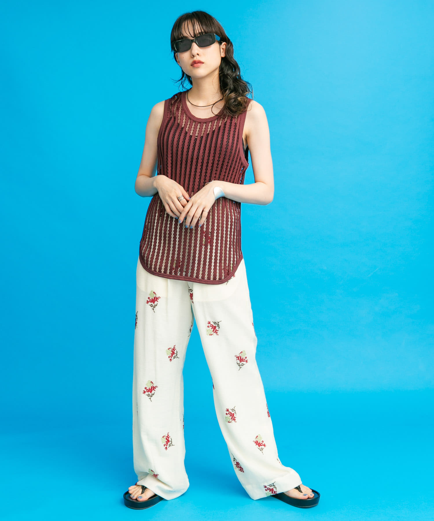 身長：160cm サイズ：one