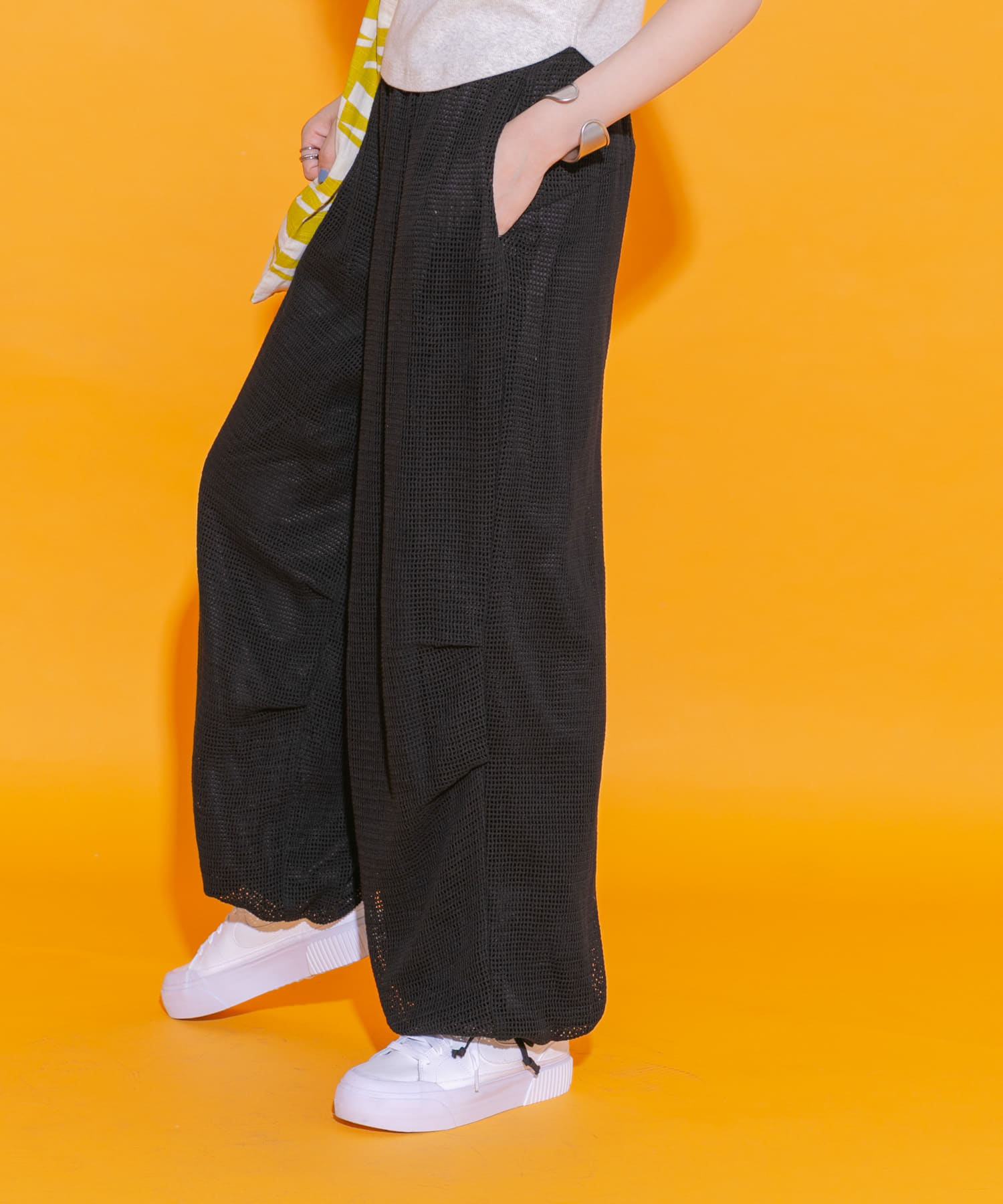 身長：160cm サイズ：one