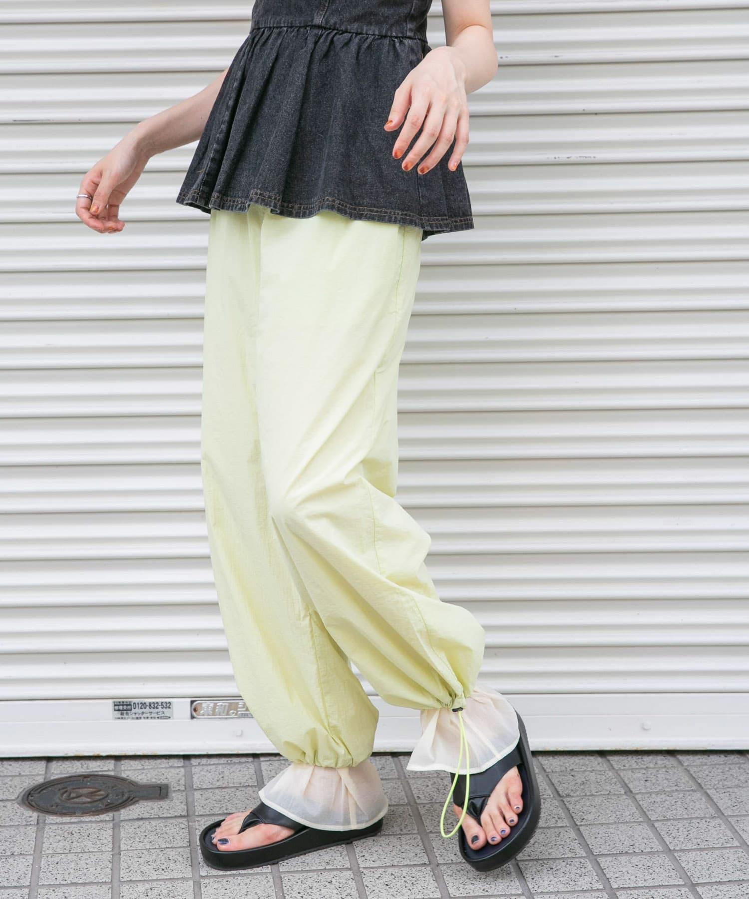 身長：160cm サイズ：one