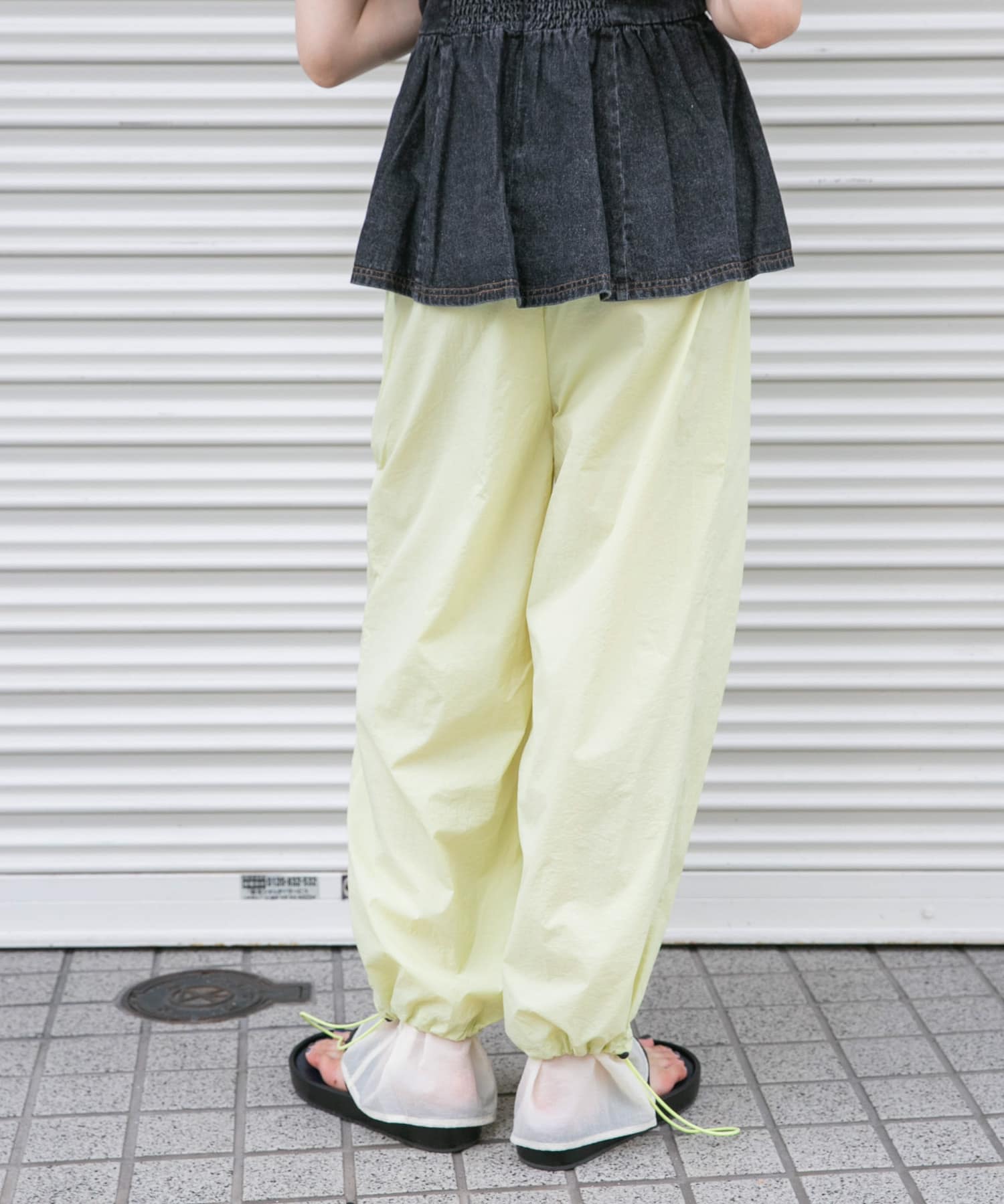 身長：160cm サイズ：one