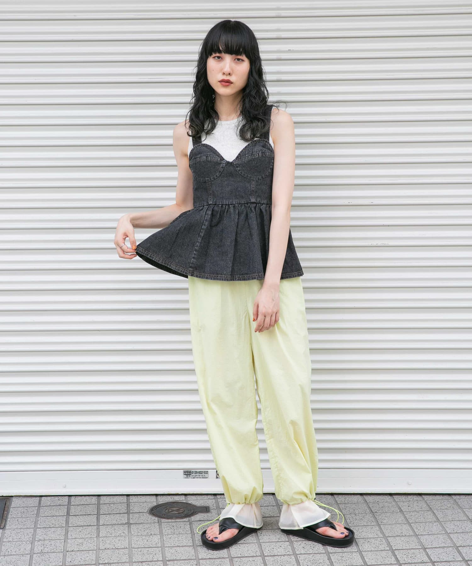 身長：160cm サイズ：one