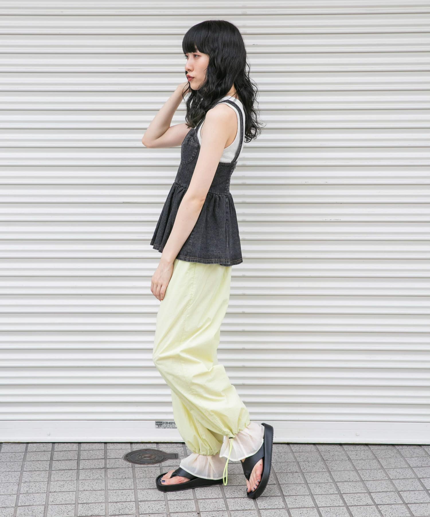 身長：160cm サイズ：one