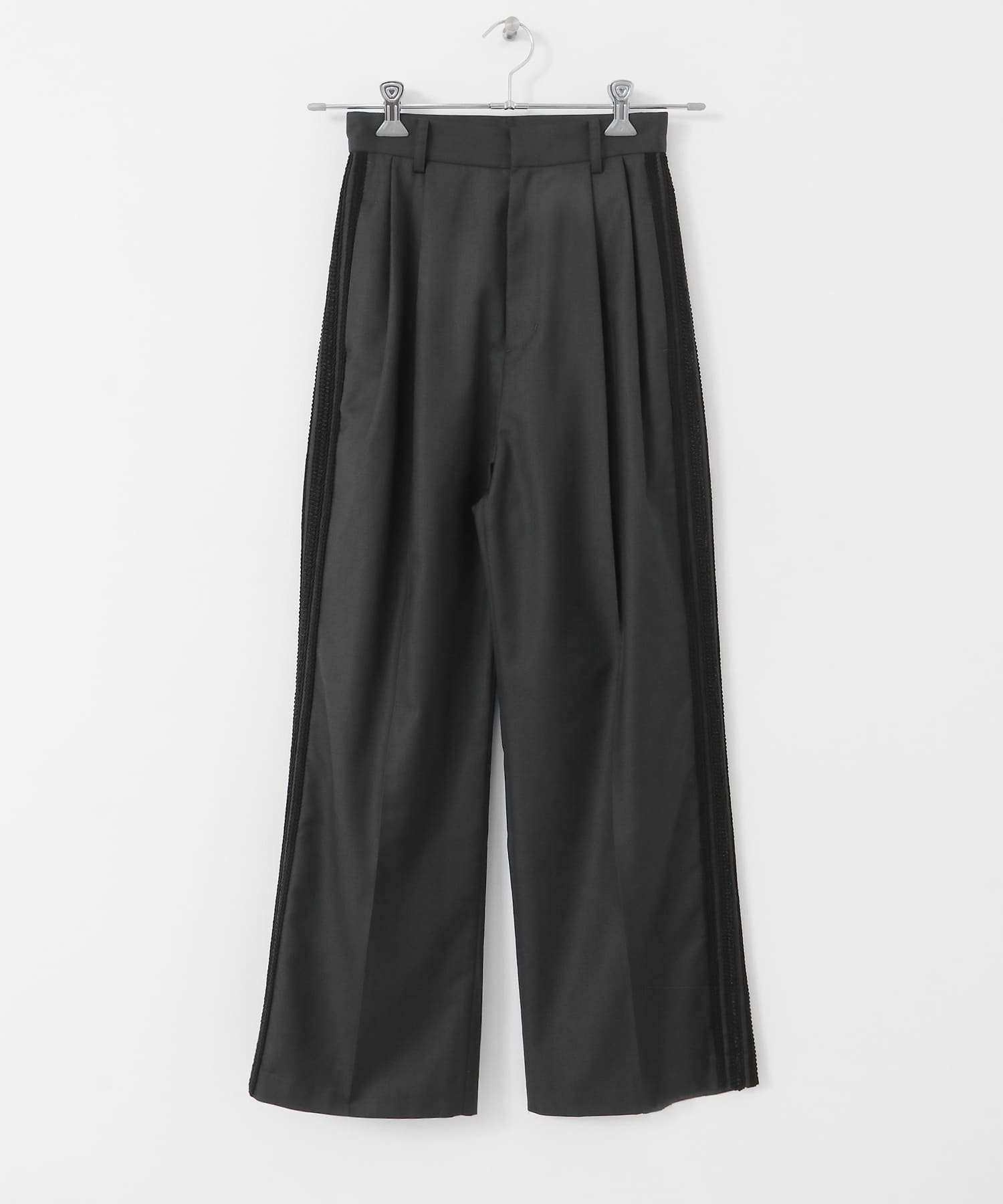 『2サイズ展開』ブレードラインタックパンツ CHARCOAL 36