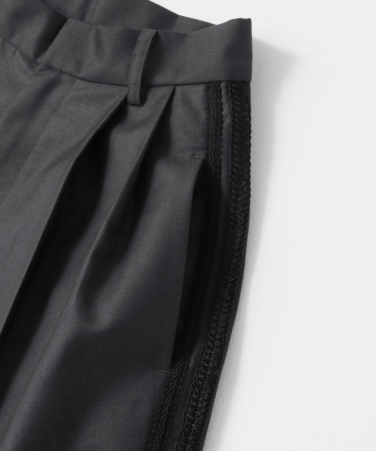 『2サイズ展開』ブレードラインタックパンツ CHARCOAL 36