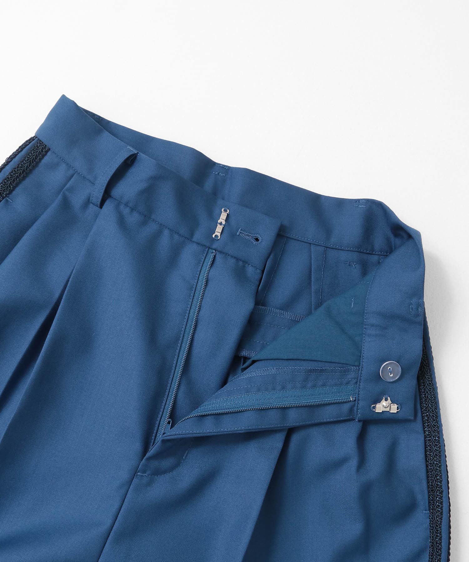 『2サイズ展開』ブレードラインタックパンツ BLUE 36
