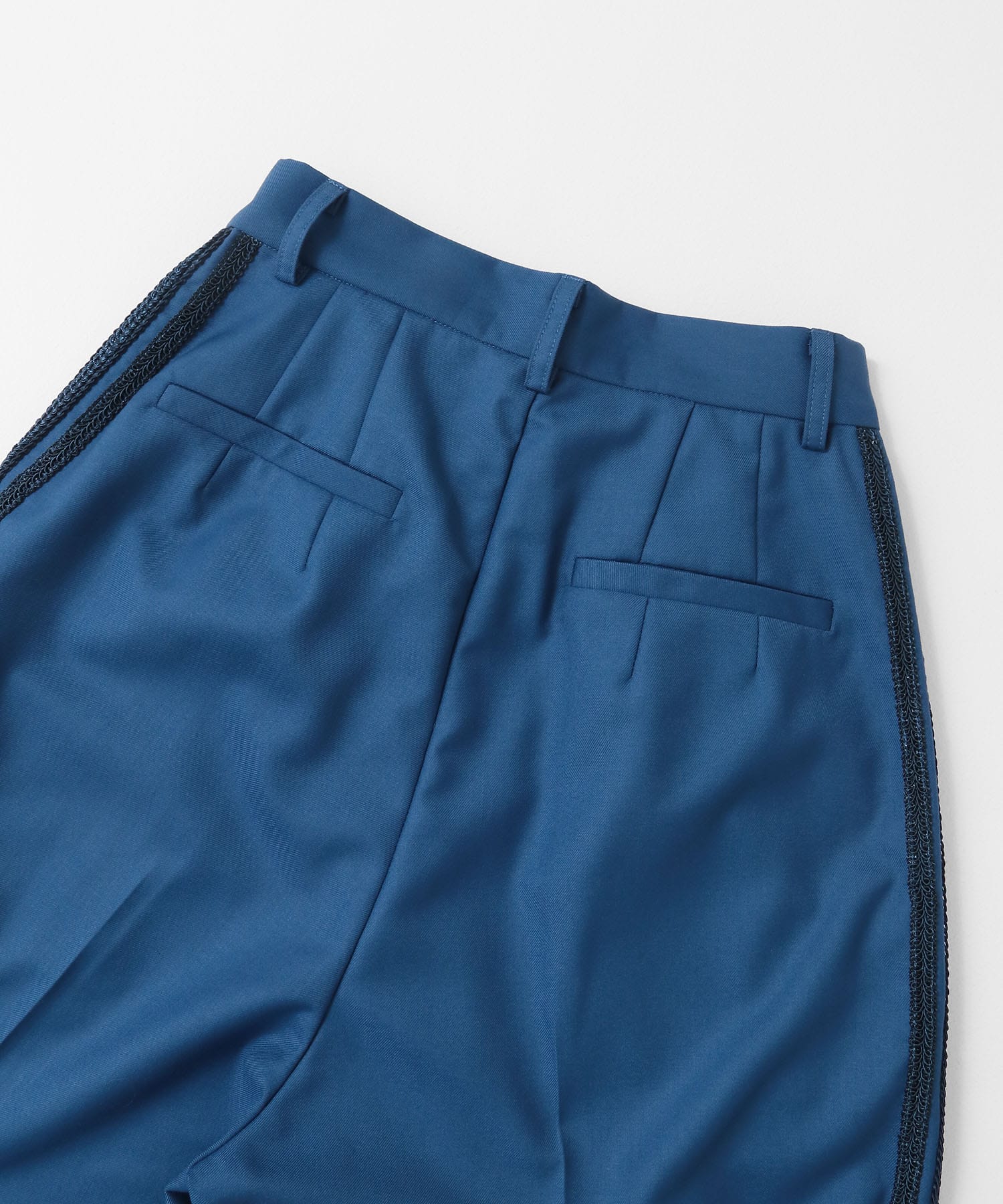 『2サイズ展開』ブレードラインタックパンツ BLUE 36