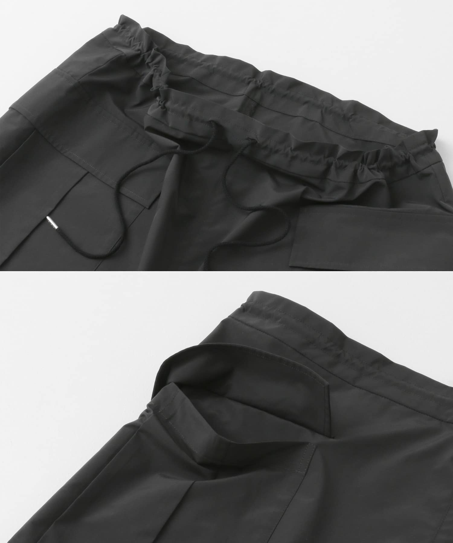 スカートSETパラシュートパンツ CHARCOAL one