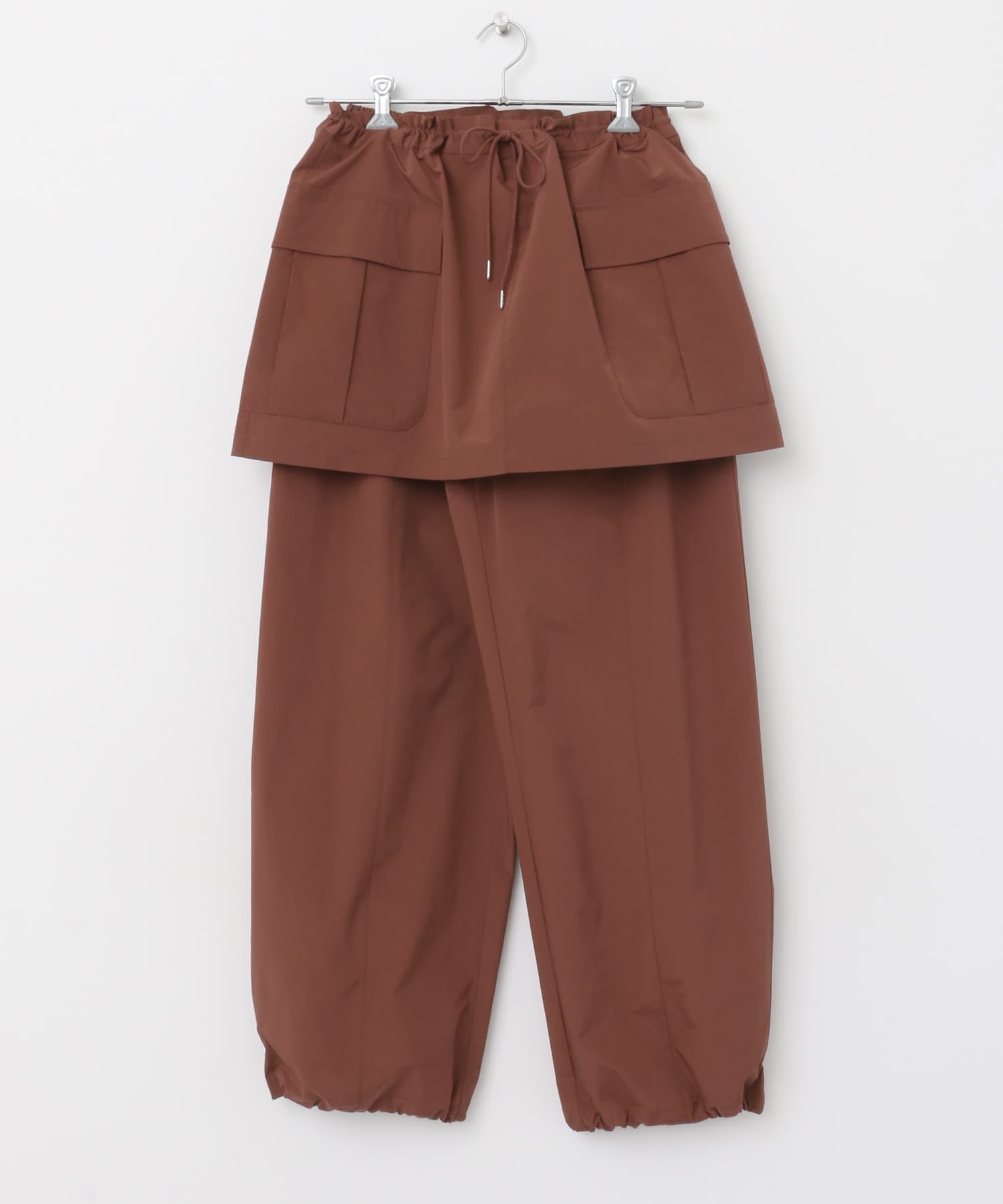 スカートSETパラシュートパンツ BORDEAUX one