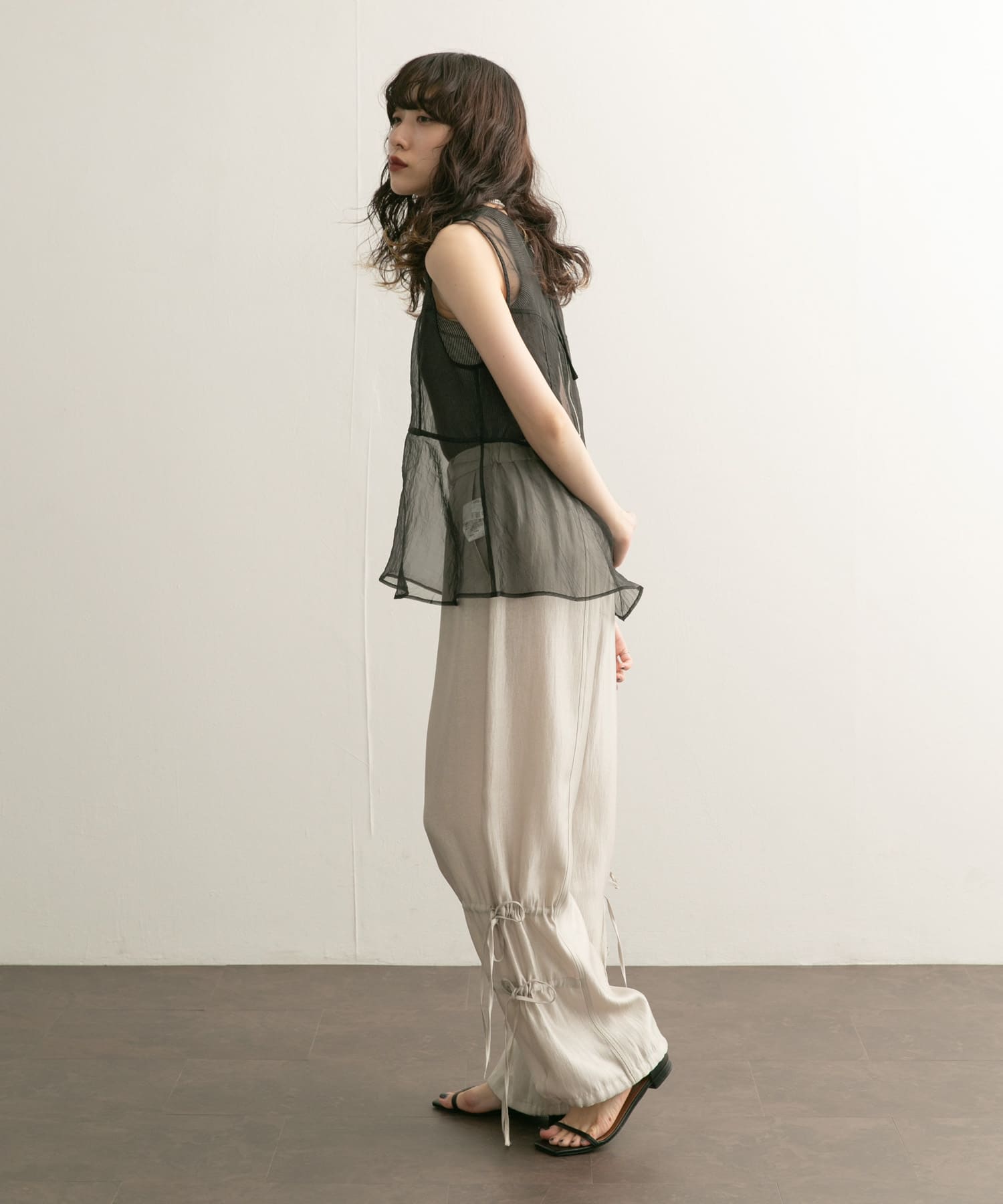 身長：160cm サイズ：one