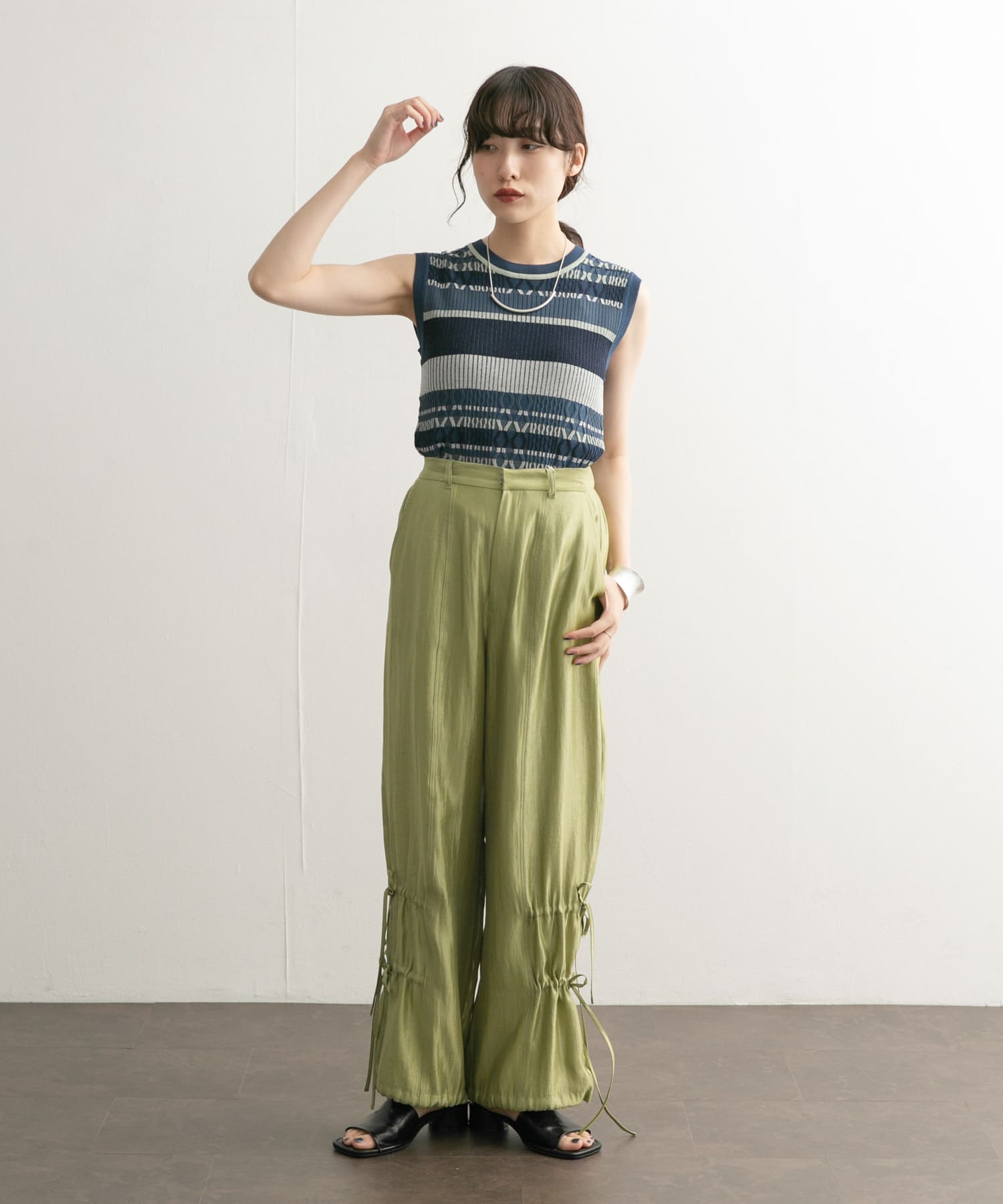 身長：160cm サイズ：one