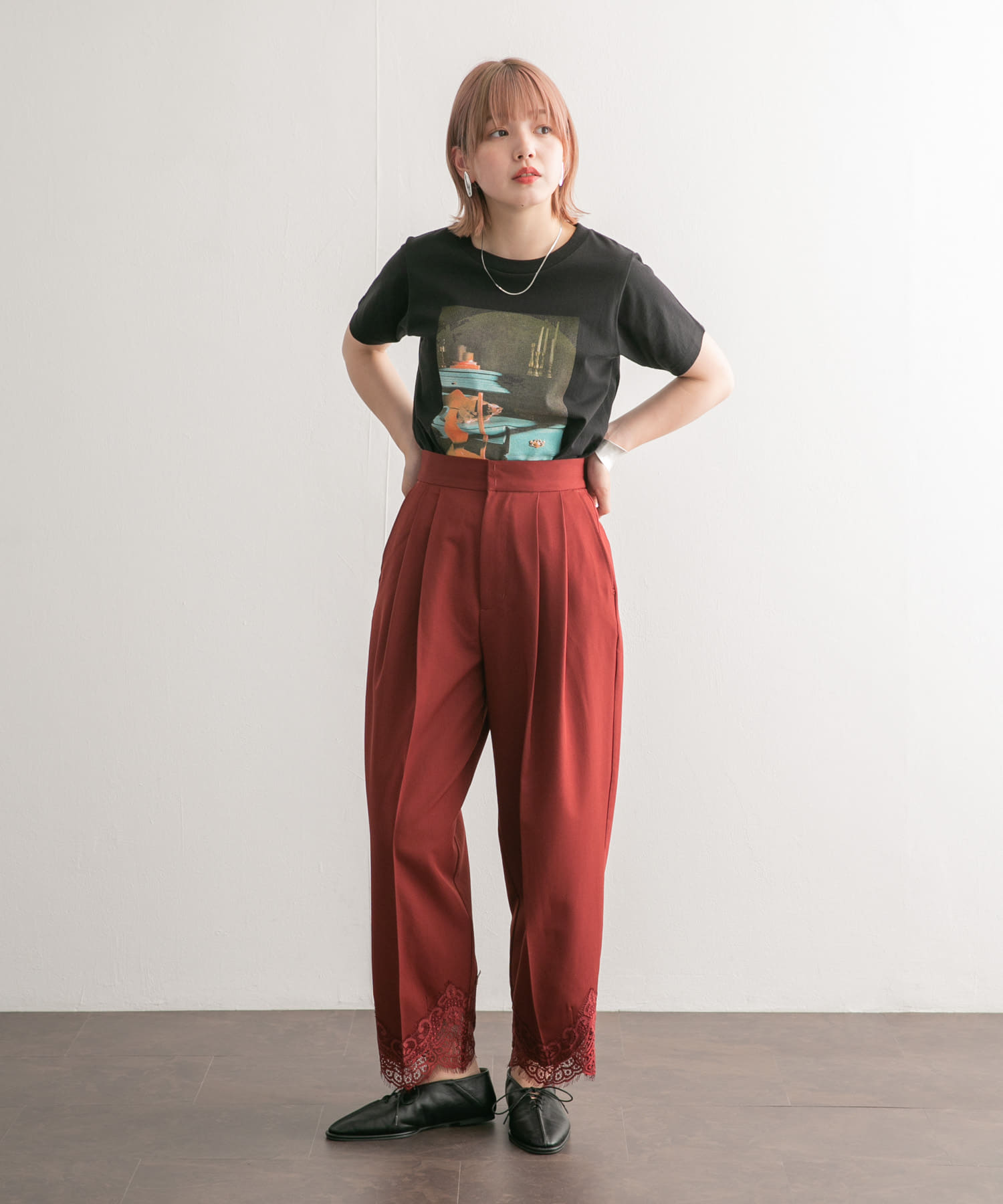 身長：160cm サイズ：36
